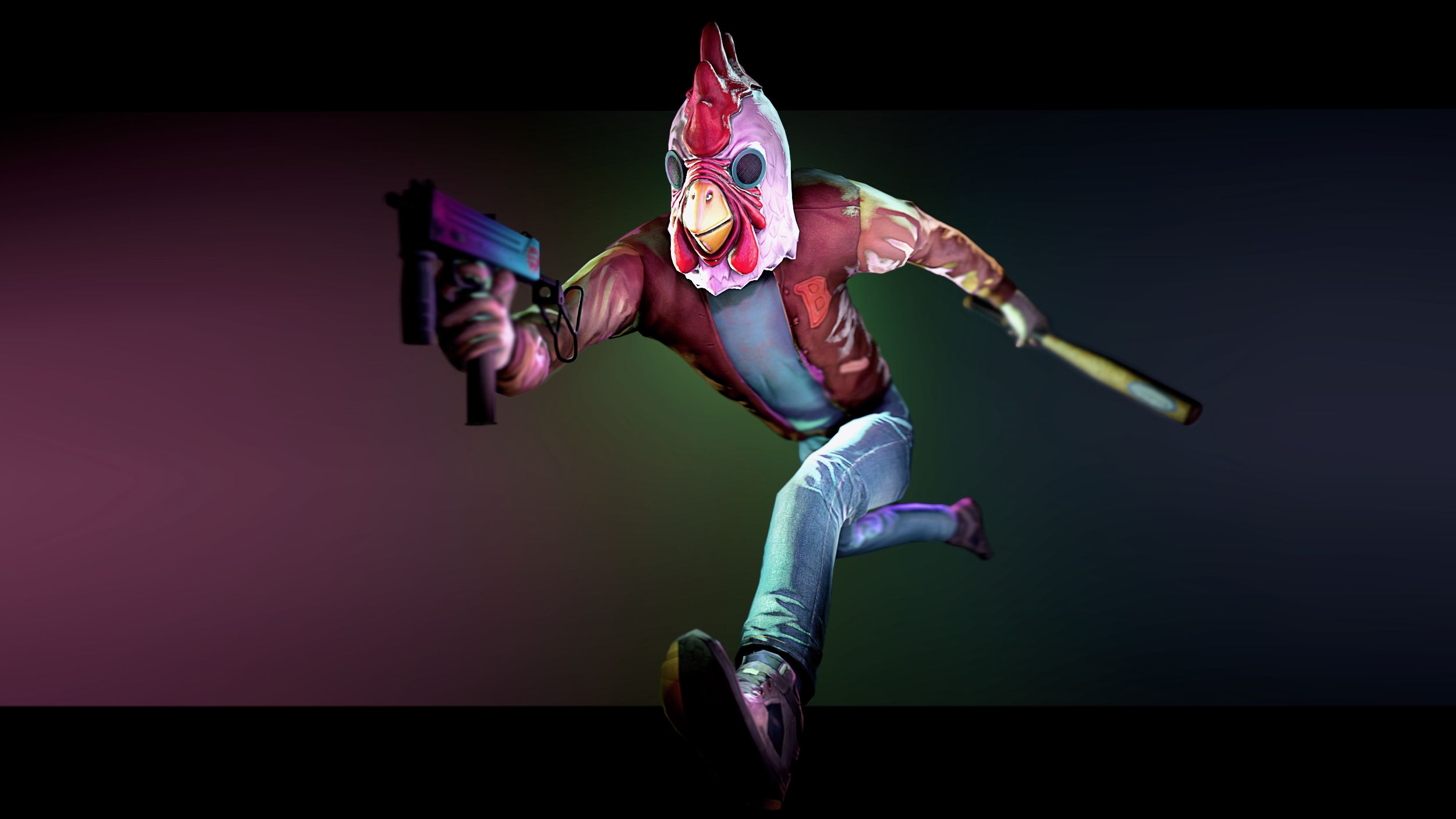 Payday 2 hotline miami pack фото 19