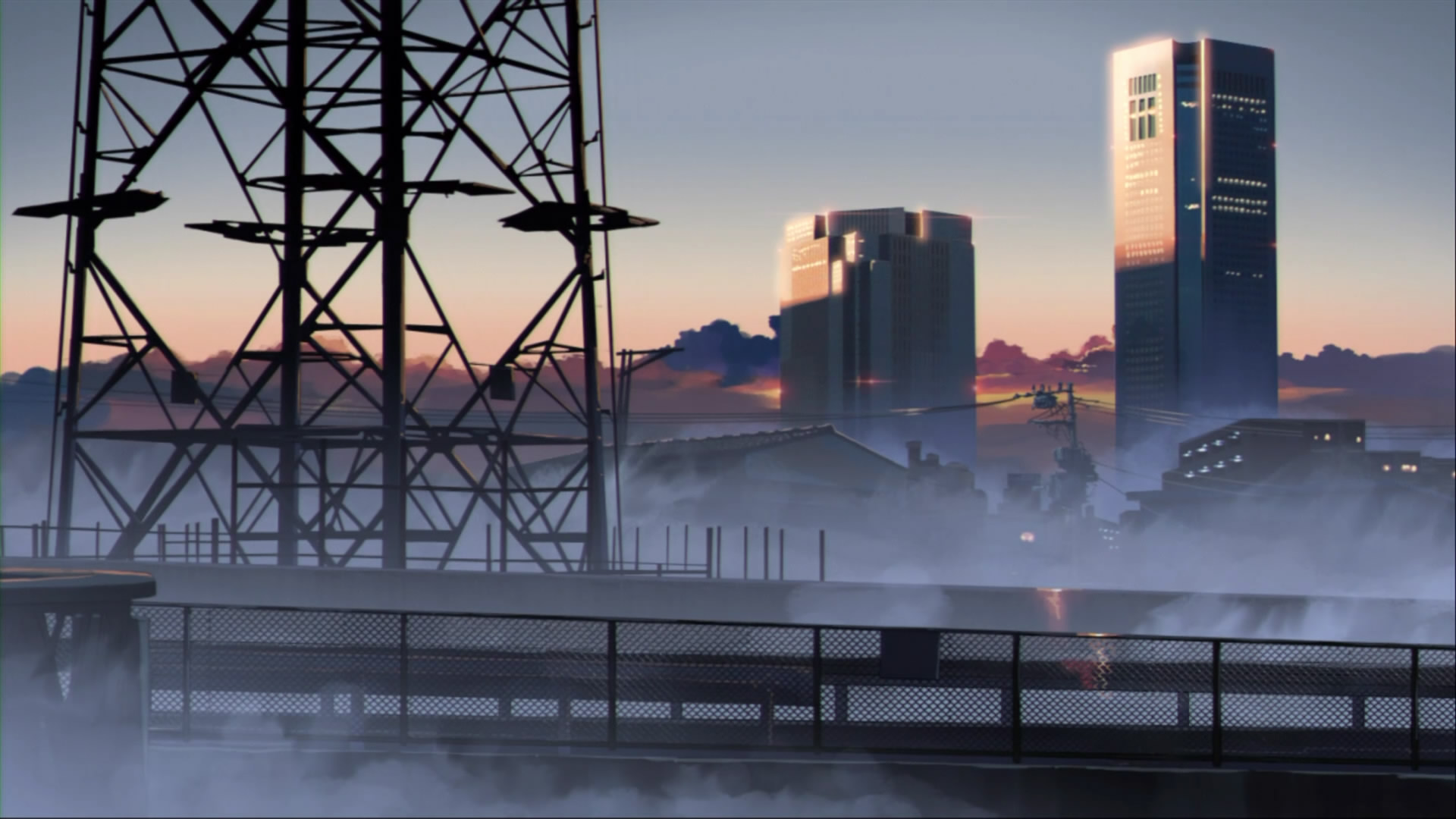 Город в тумане арт