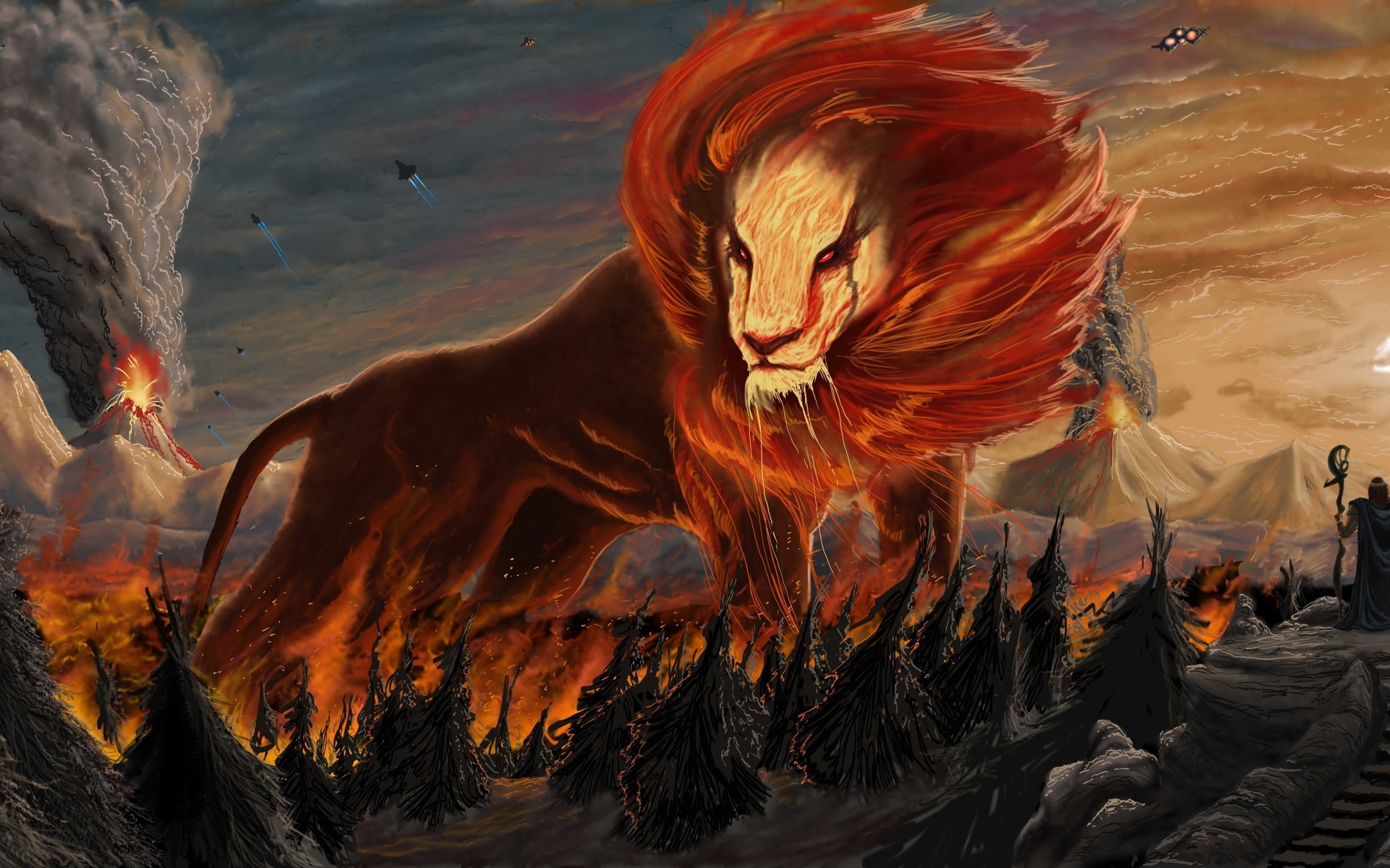 Огненный Лев Кумадори