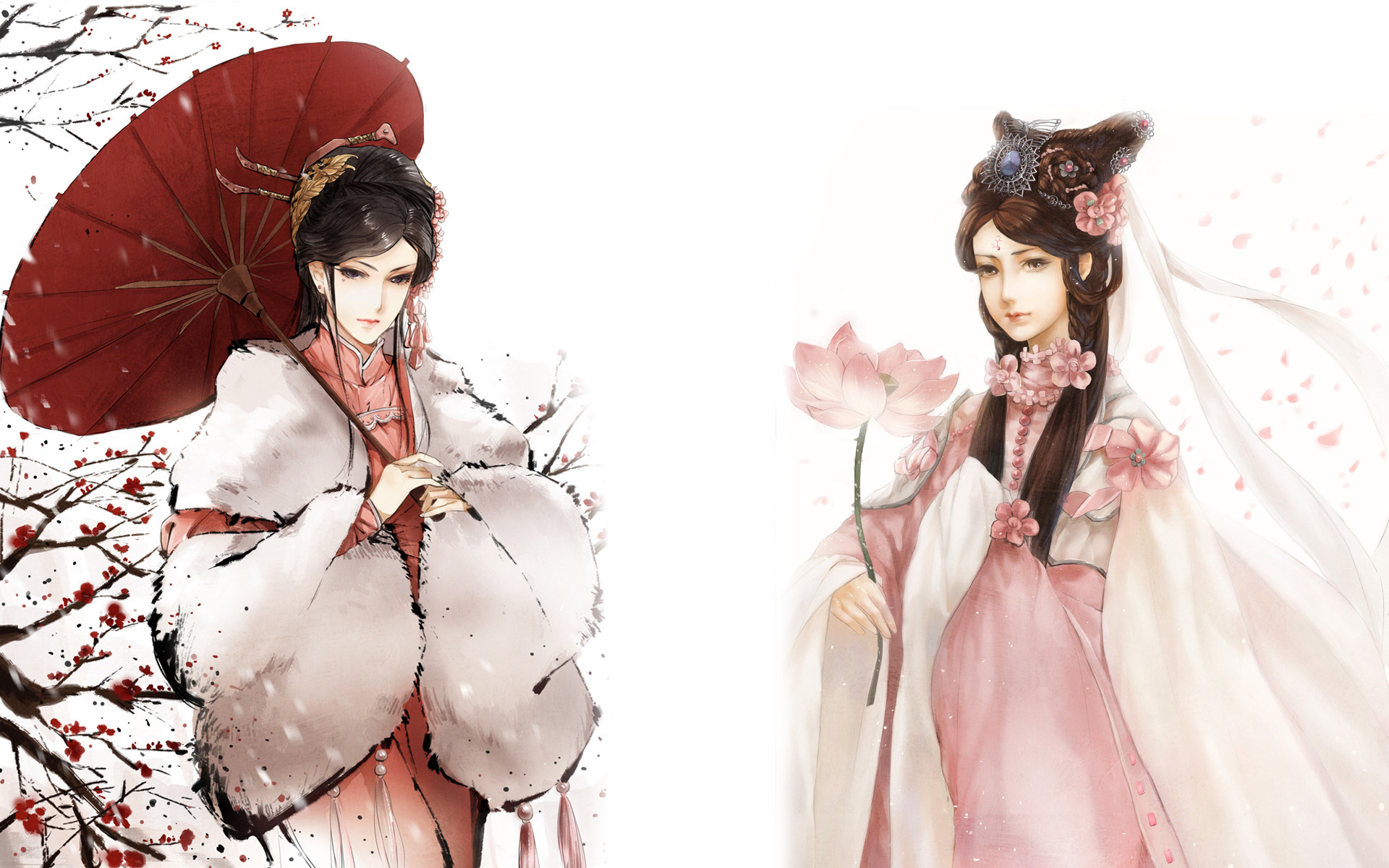 anime, original, asian, geisha, oriental wallpaper for mobile