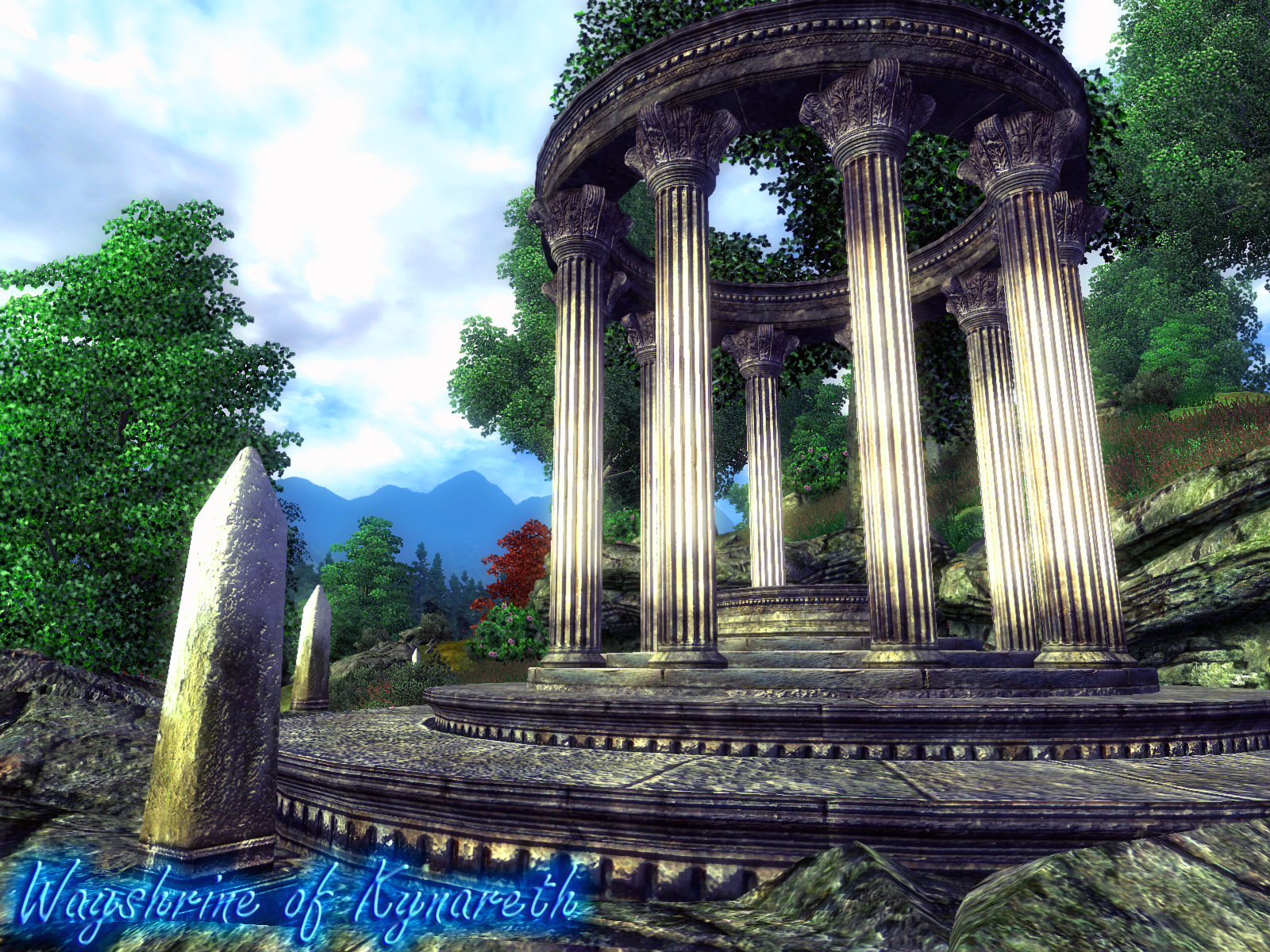 video game, the elder scrolls iv: oblivion, the elder scrolls, wayshrine HD wallpaper