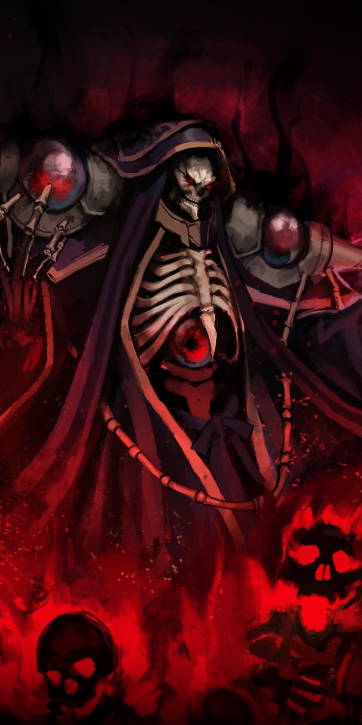 1125x2436 Overload Anime Ainz Ooal Gown 5k Iphone XS,Iphone 10,Iphone X ,HD  4k Wallpapers,Images,Backgrounds,Photos and Pictures