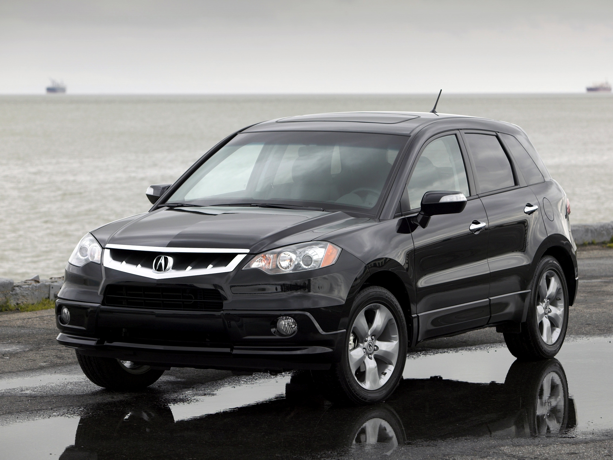 Download mobile wallpaper Akura, Acura, Reflection, Water, Rdx, Style, Asphalt, Front View, Auto, Cars, Jeep for free.
