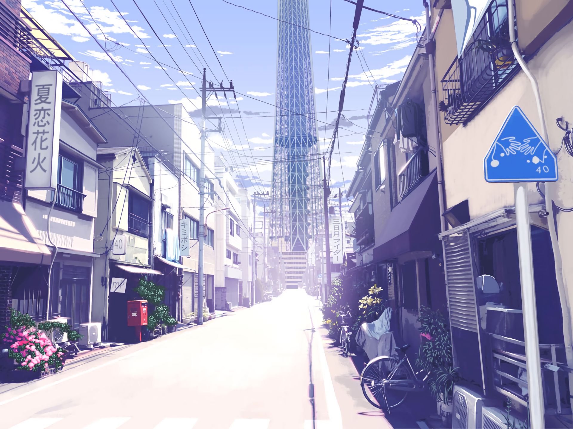 Япония Токио улицы аниме