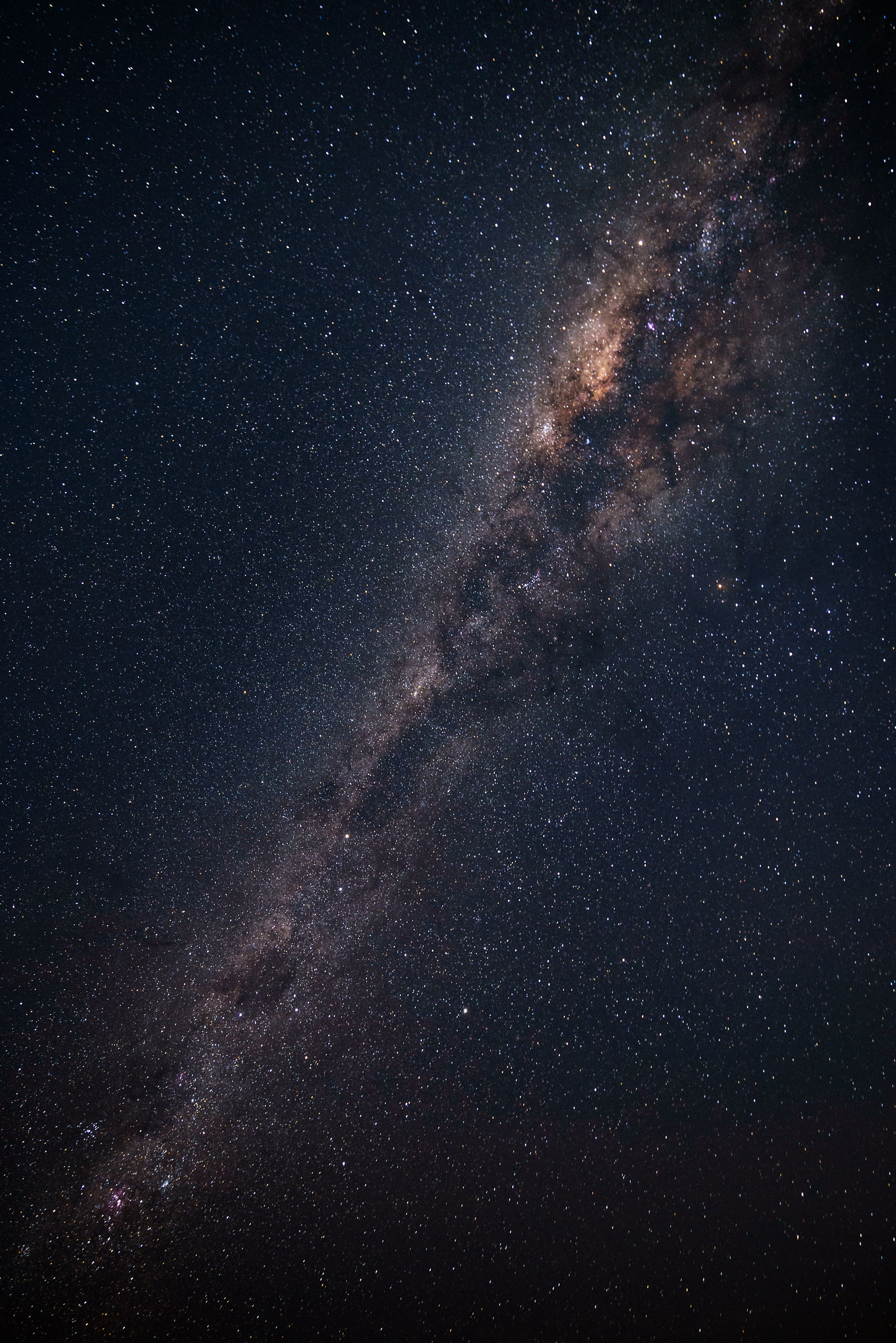 starry sky, milky way, astronomy, galaxy, universe Free Stock Photo