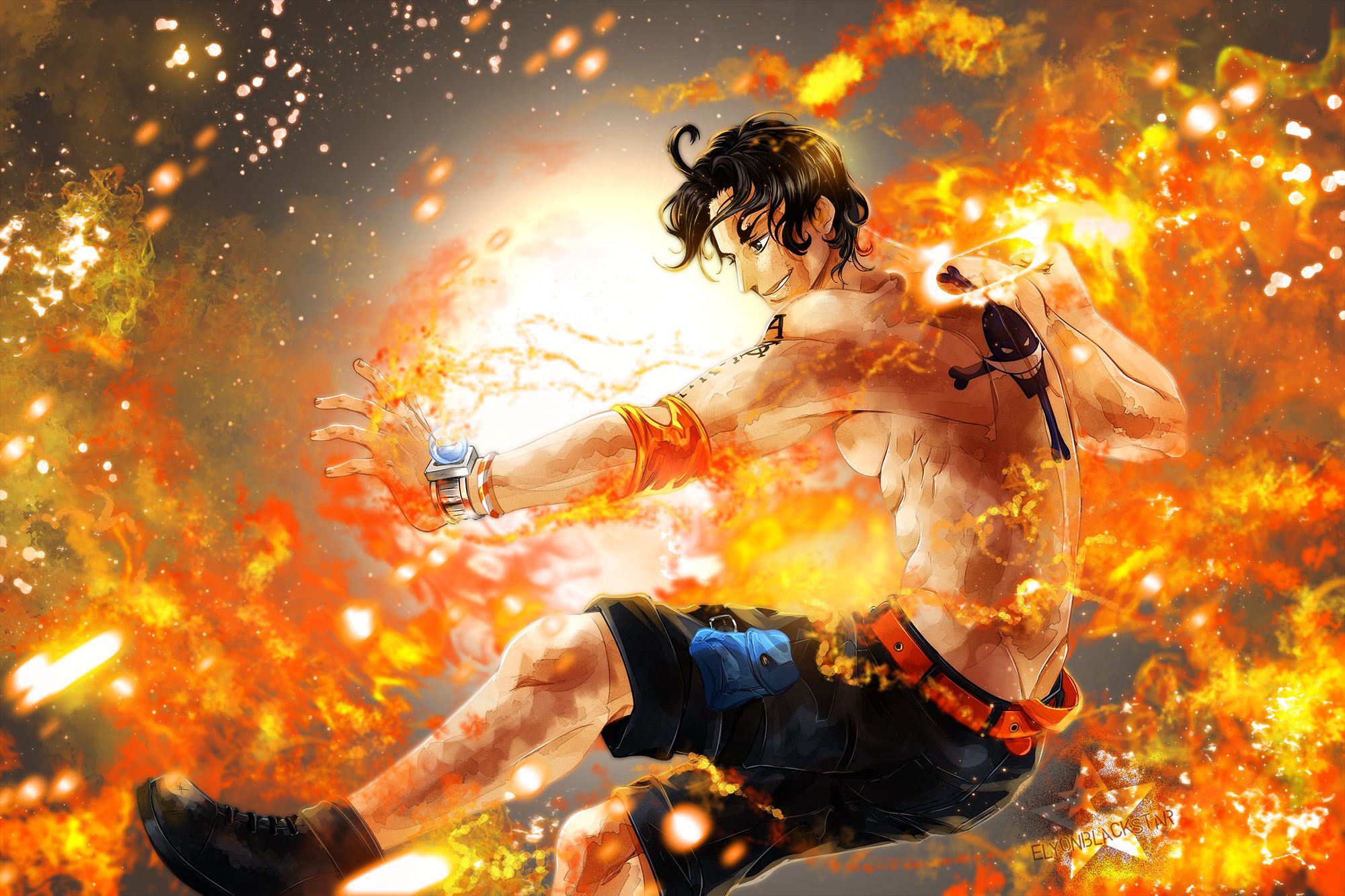 4593716 anime anime boys One Piece Portgas D Ace  Rare Gallery HD  Wallpapers
