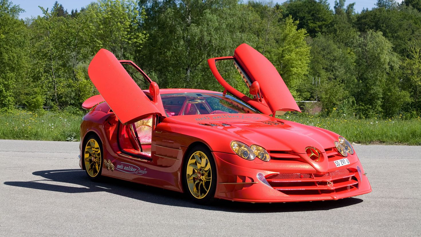 Самая любимая машина. Mercedes Benz SLR MCLAREN 999. Mercedes SLR MCLAREN золотой. SLR MCLAREN 999 Red Gold Dream. Anliker MCLAREN SLR 999 Red Gold Dream.