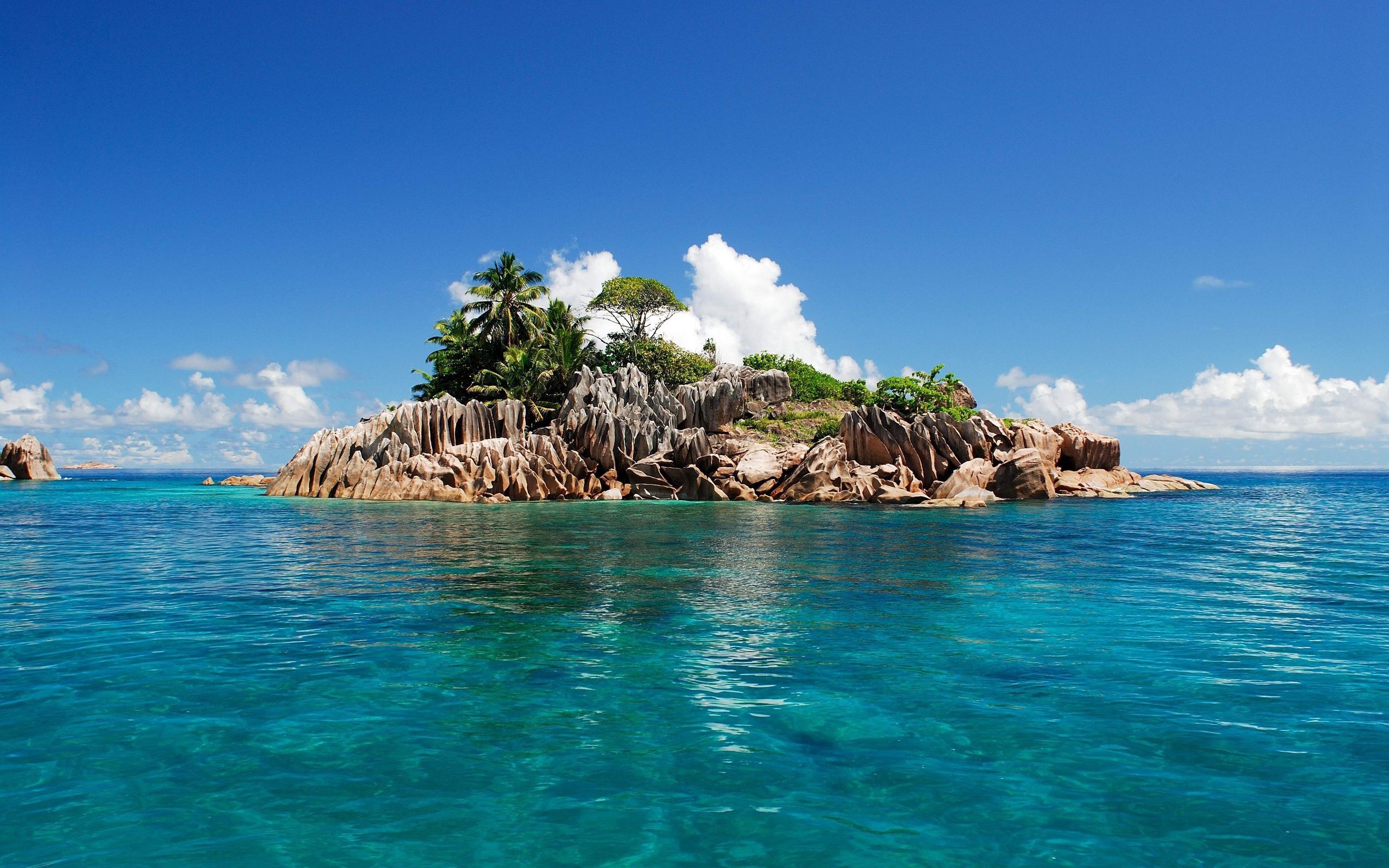 133144 скачать обои остров, сейшелы, тропики, природа - заставки и картинки бесплатно