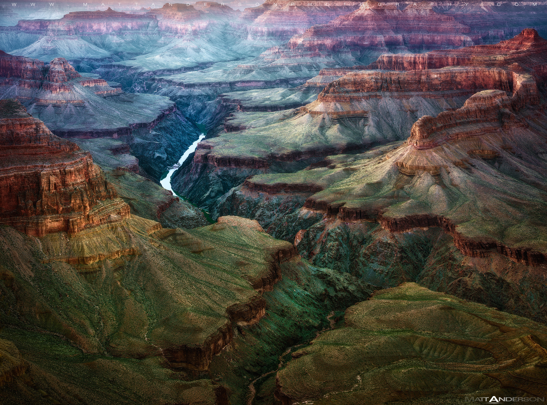 358350 скачать картинку каньон, земля/природа, великий каньон, аризона, утёс, сумерки, природа, река, каньоны - обои и заставки бесплатно