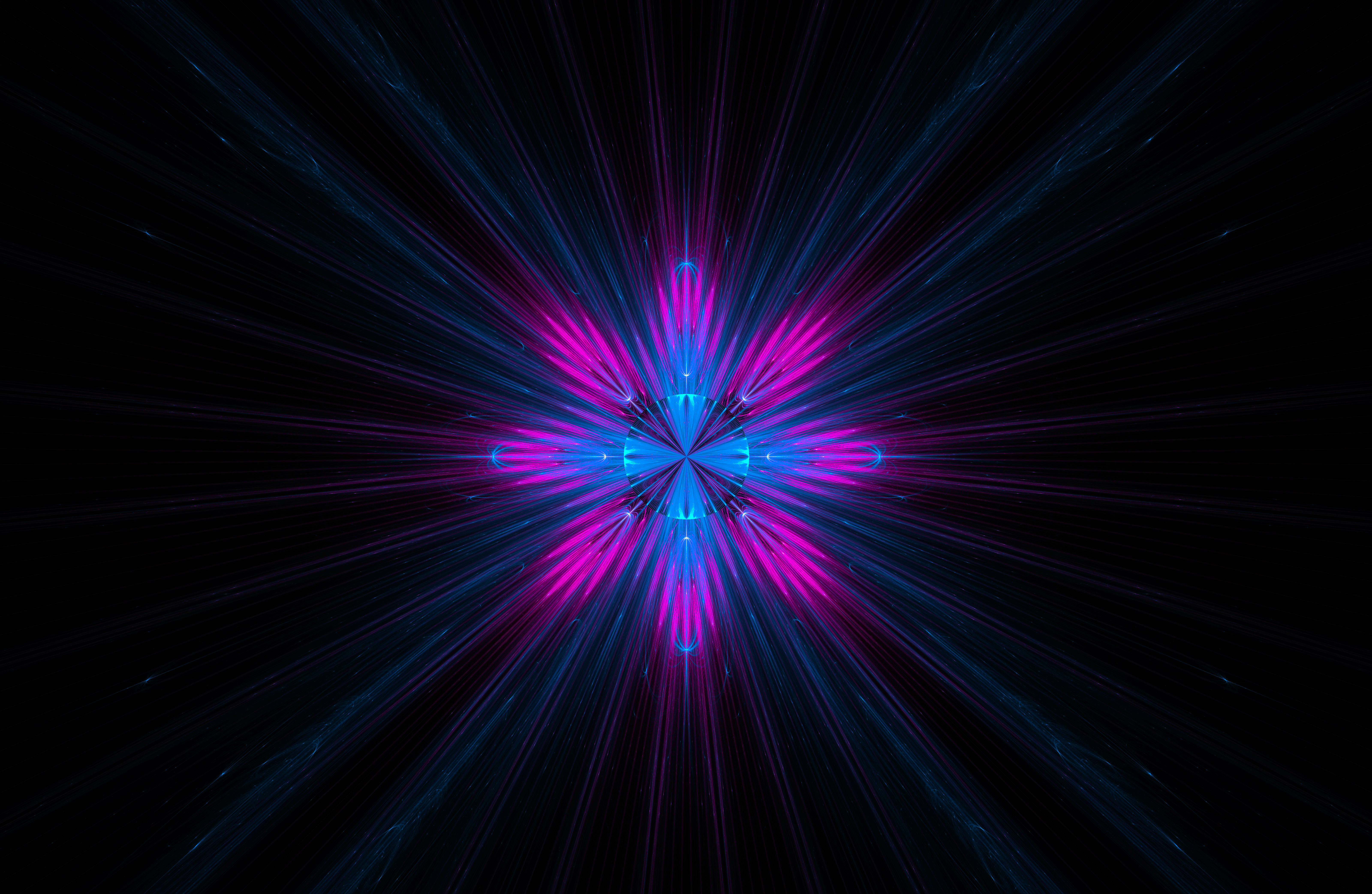 Download mobile wallpaper Beams, Rays, Shining, Fractal, Abstract for free.