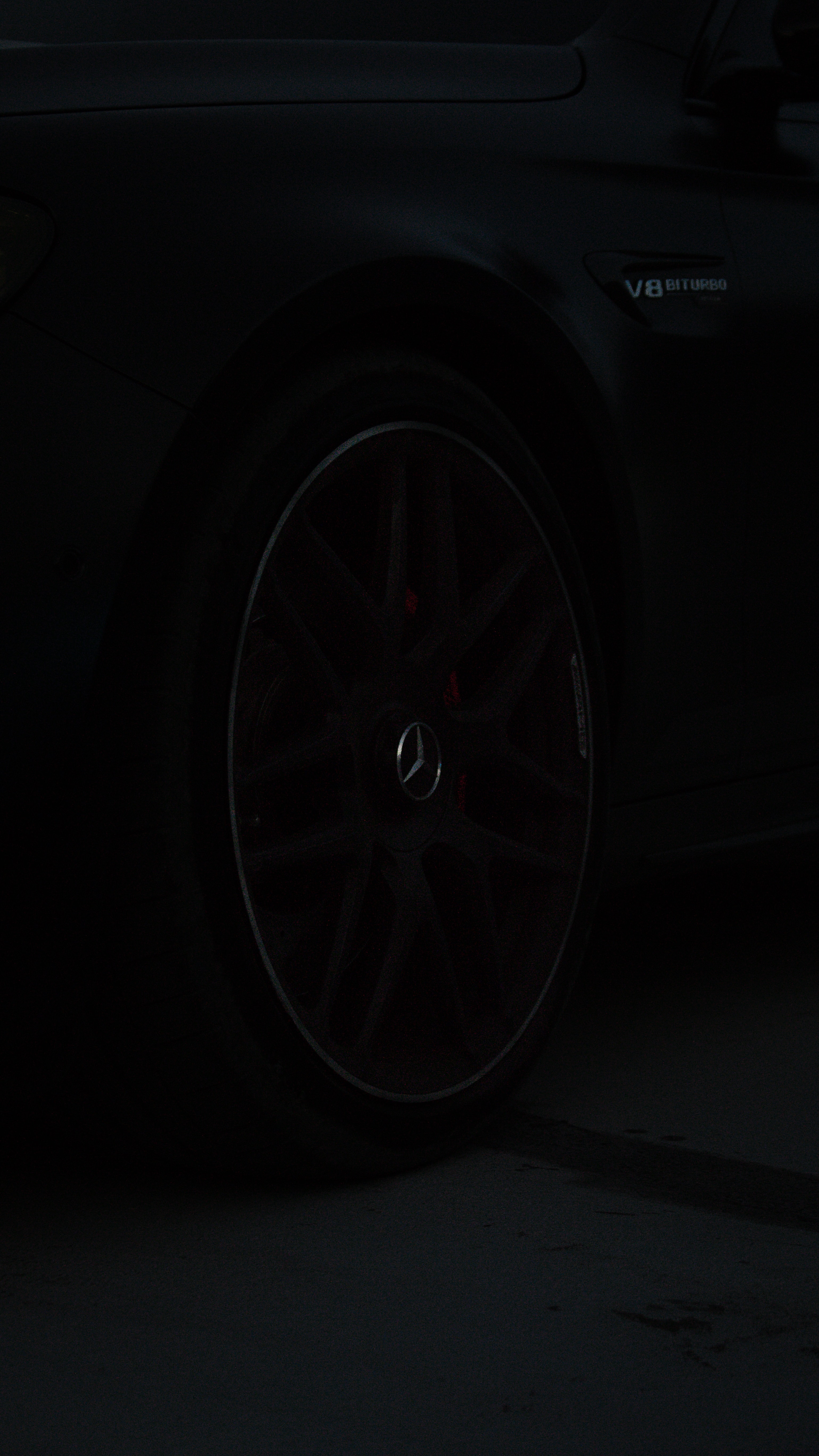 mercedes benz, black, dark, nature, car, wheel 1080p