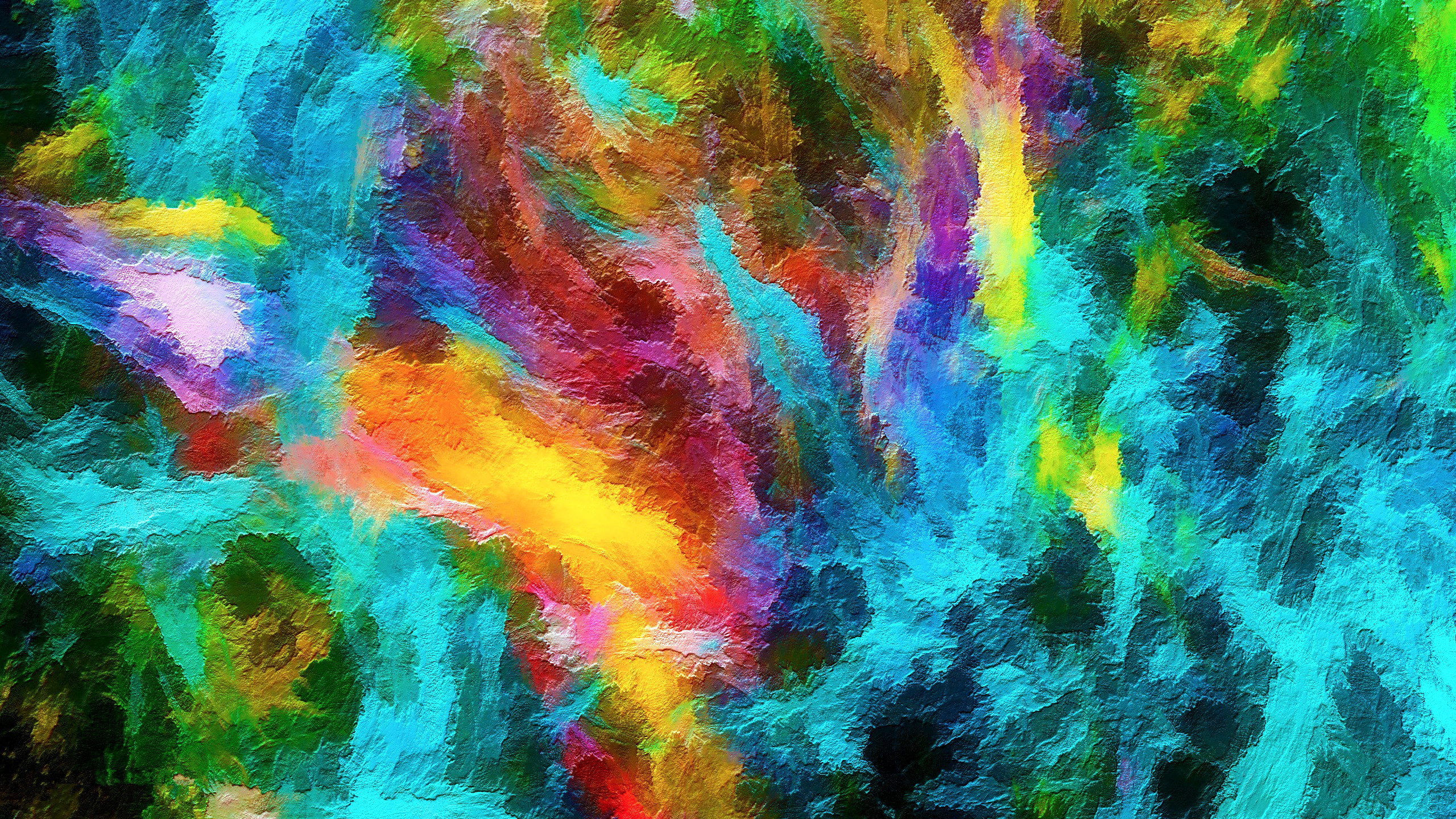 Разноцветный фон красками