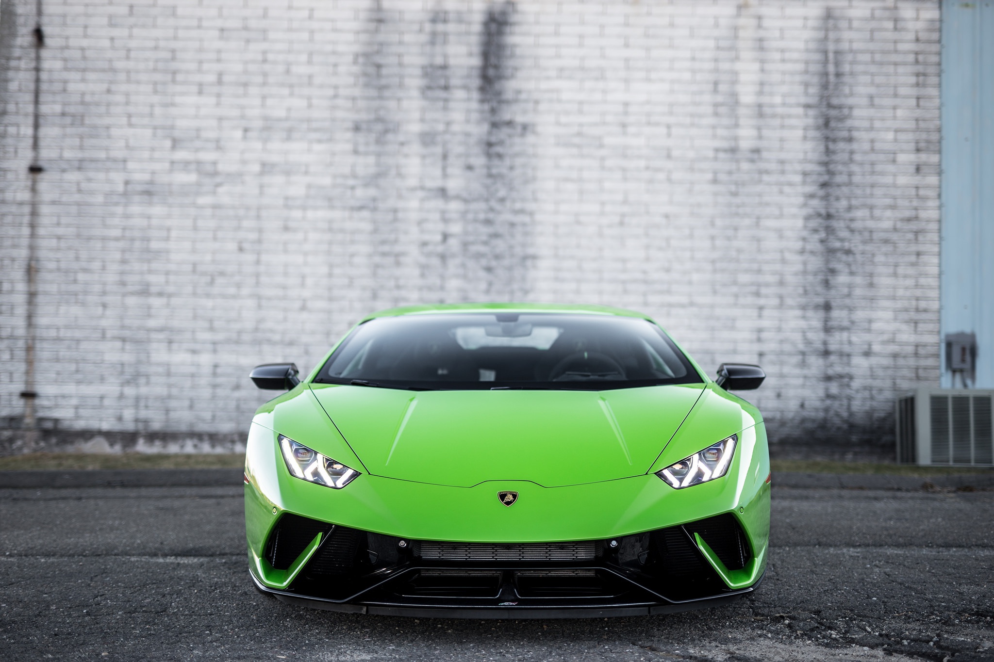 Dark Green Lamborghini