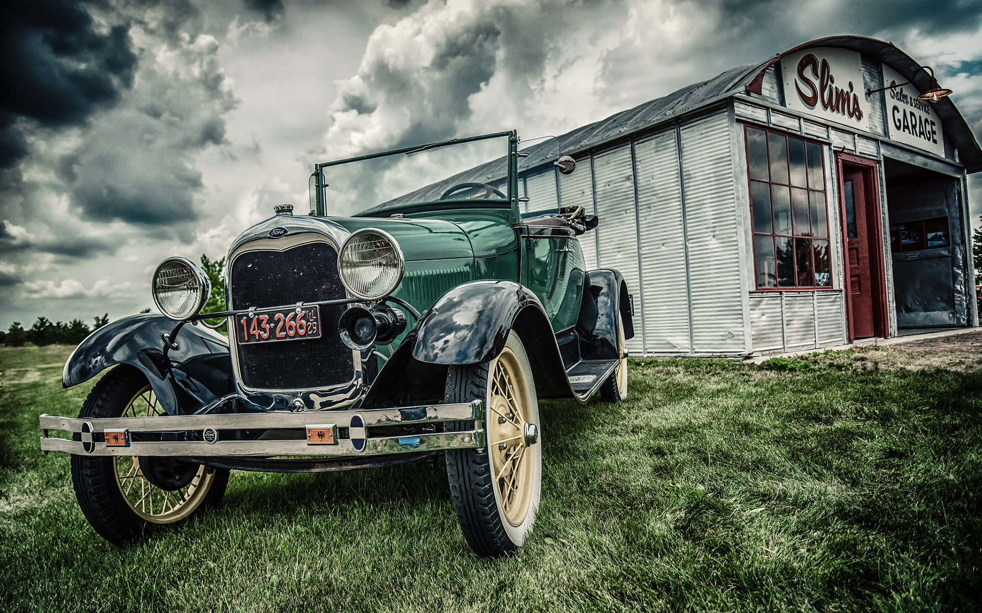 313442 baixar papel de parede carro antigo, veículos, ford conversível 1929, vau - protetores de tela e imagens gratuitamente