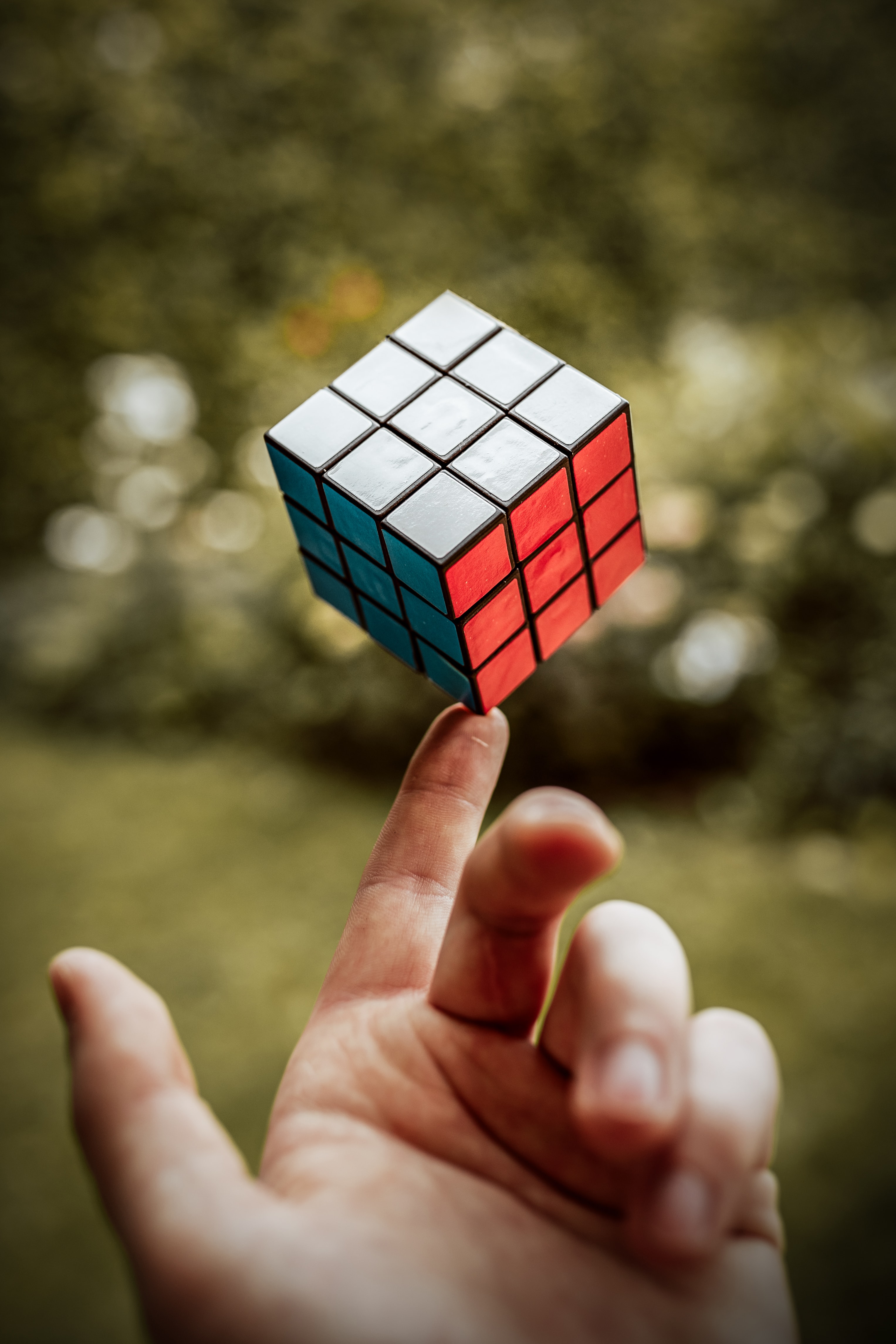 rubik's cube, miscellaneous, hand, miscellanea, fingers, touch, touching