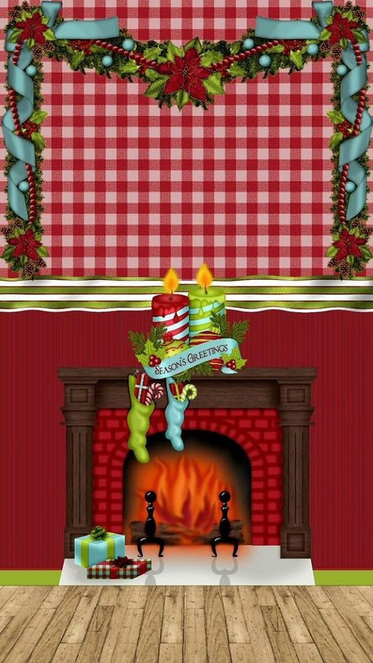 holiday, christmas, christmas ornaments, chimney, gift, fireplace, christmas socks iphone wallpaper