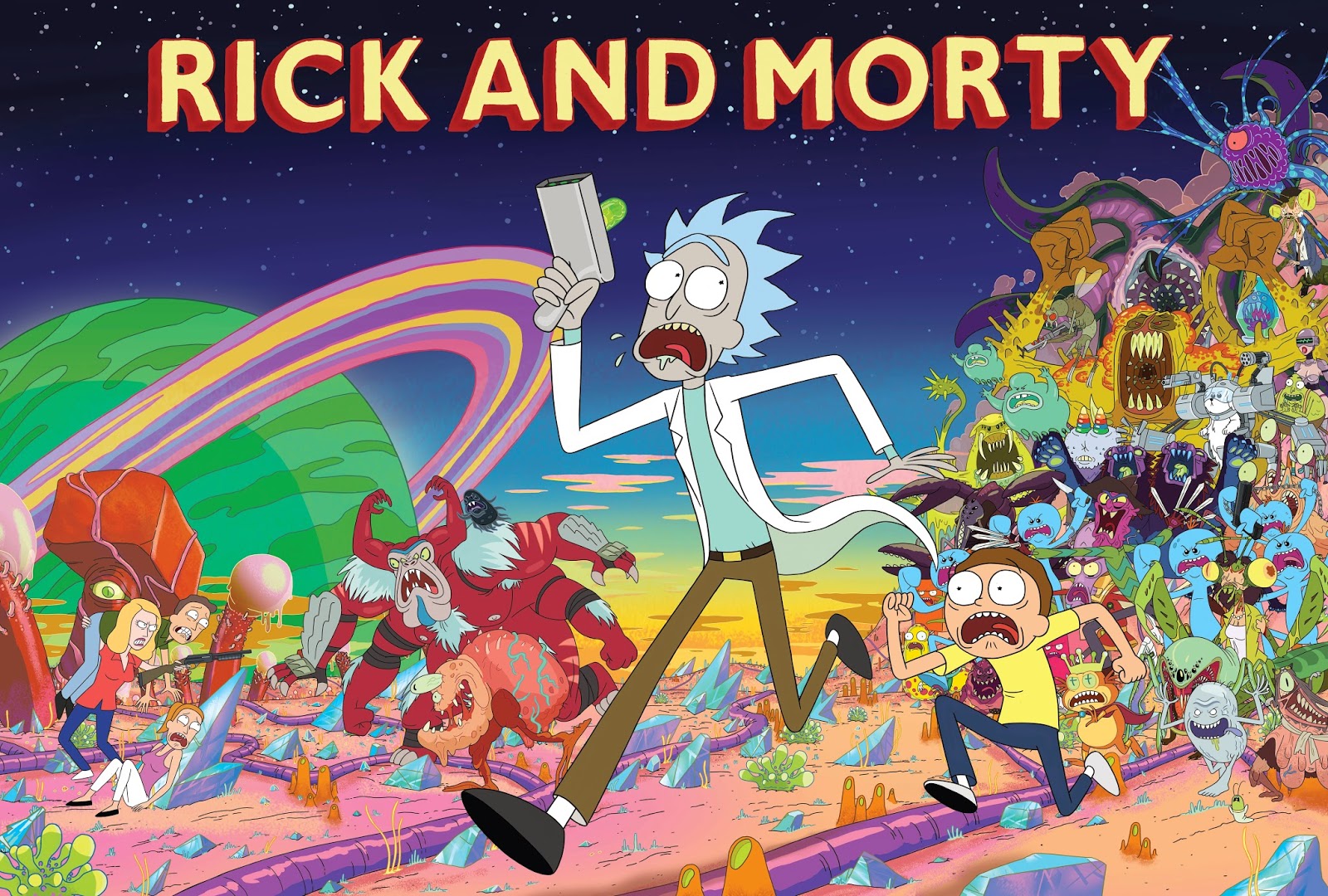 rick and morty, tv show, beth smith, jerry smith, morty smith, rick sanchez, summer smith HD wallpaper