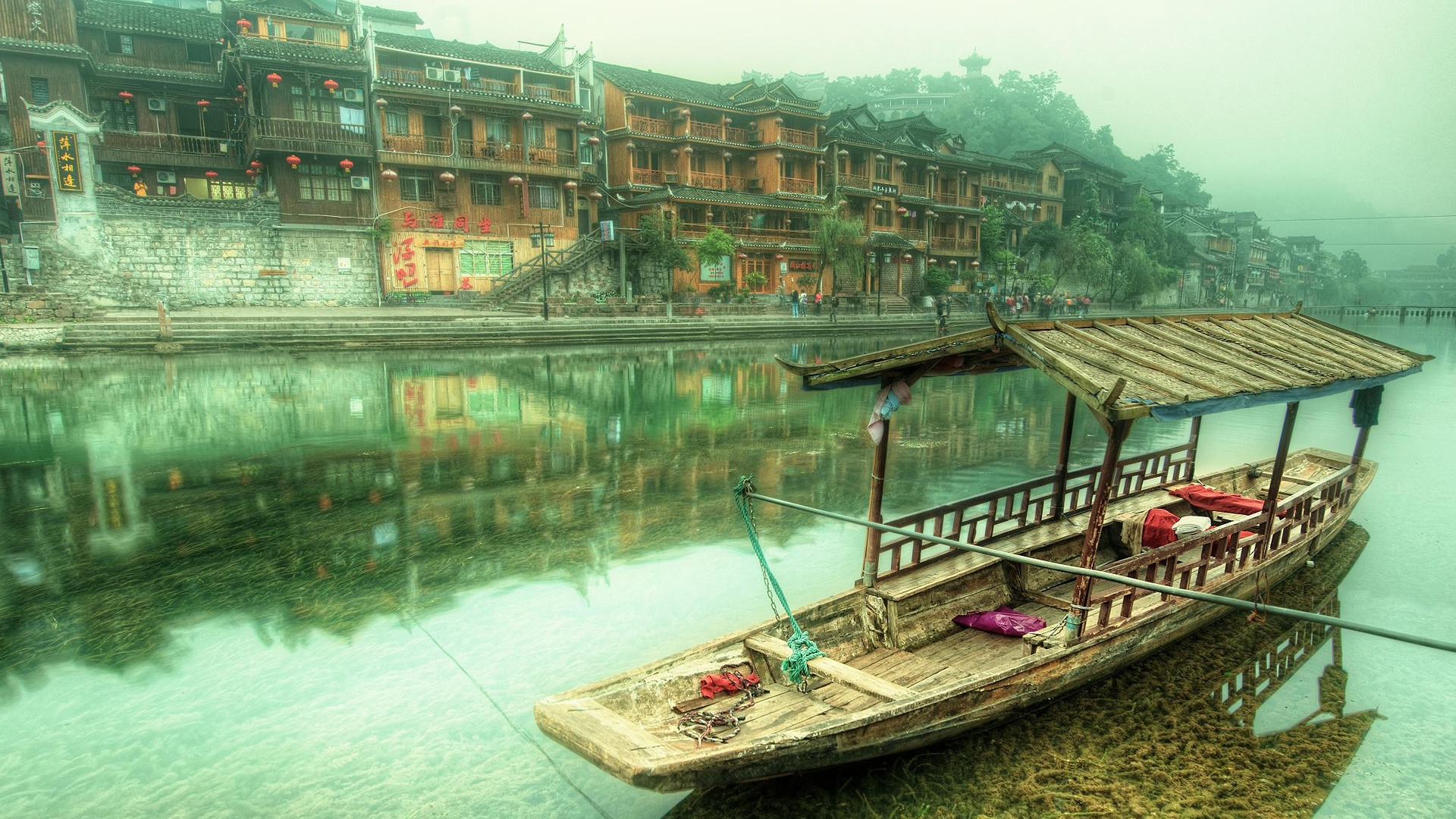 vehicles, canoe, feng huang china phone wallpaper
