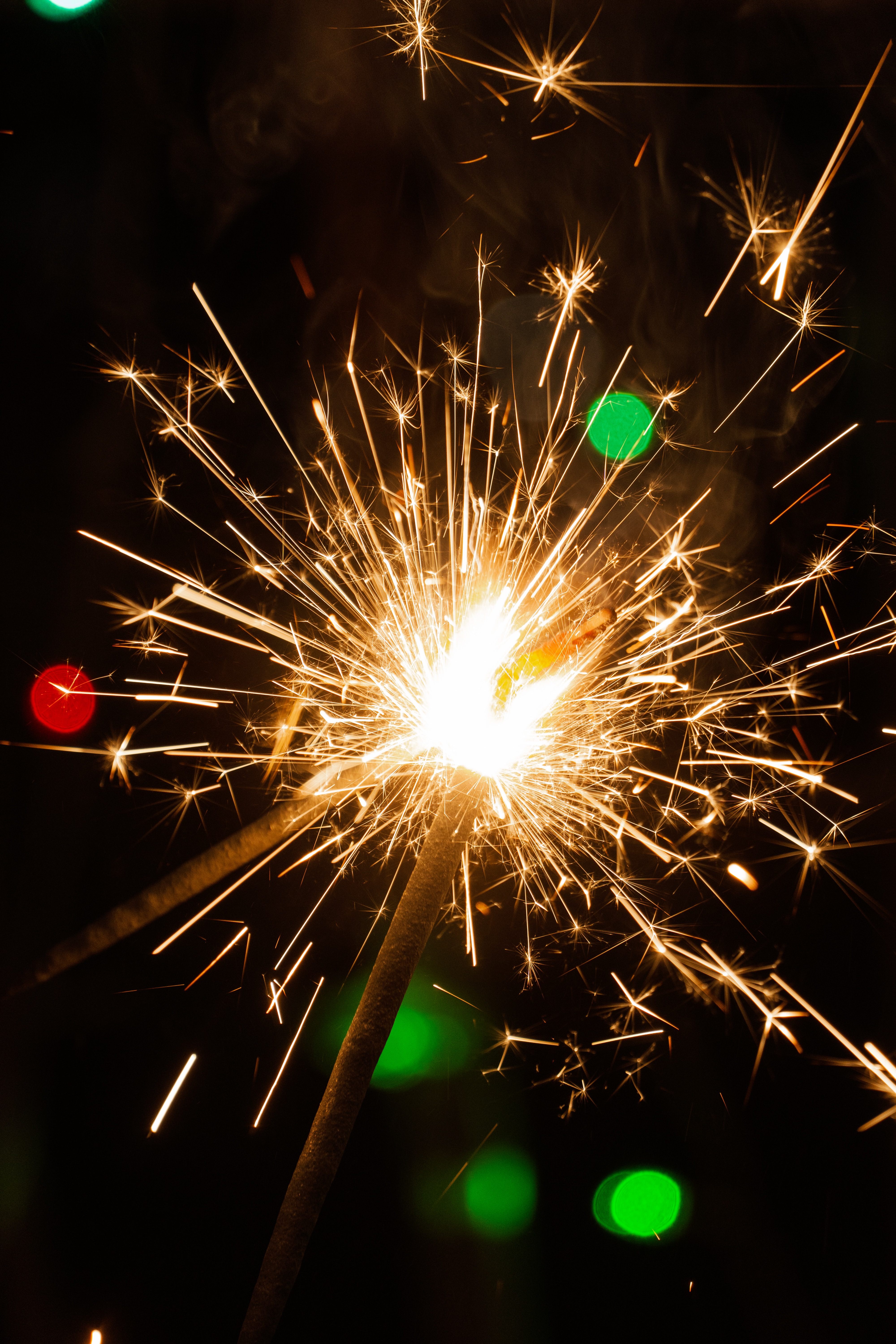 holidays, bengal lights, glare, sparks, holiday, sparklers