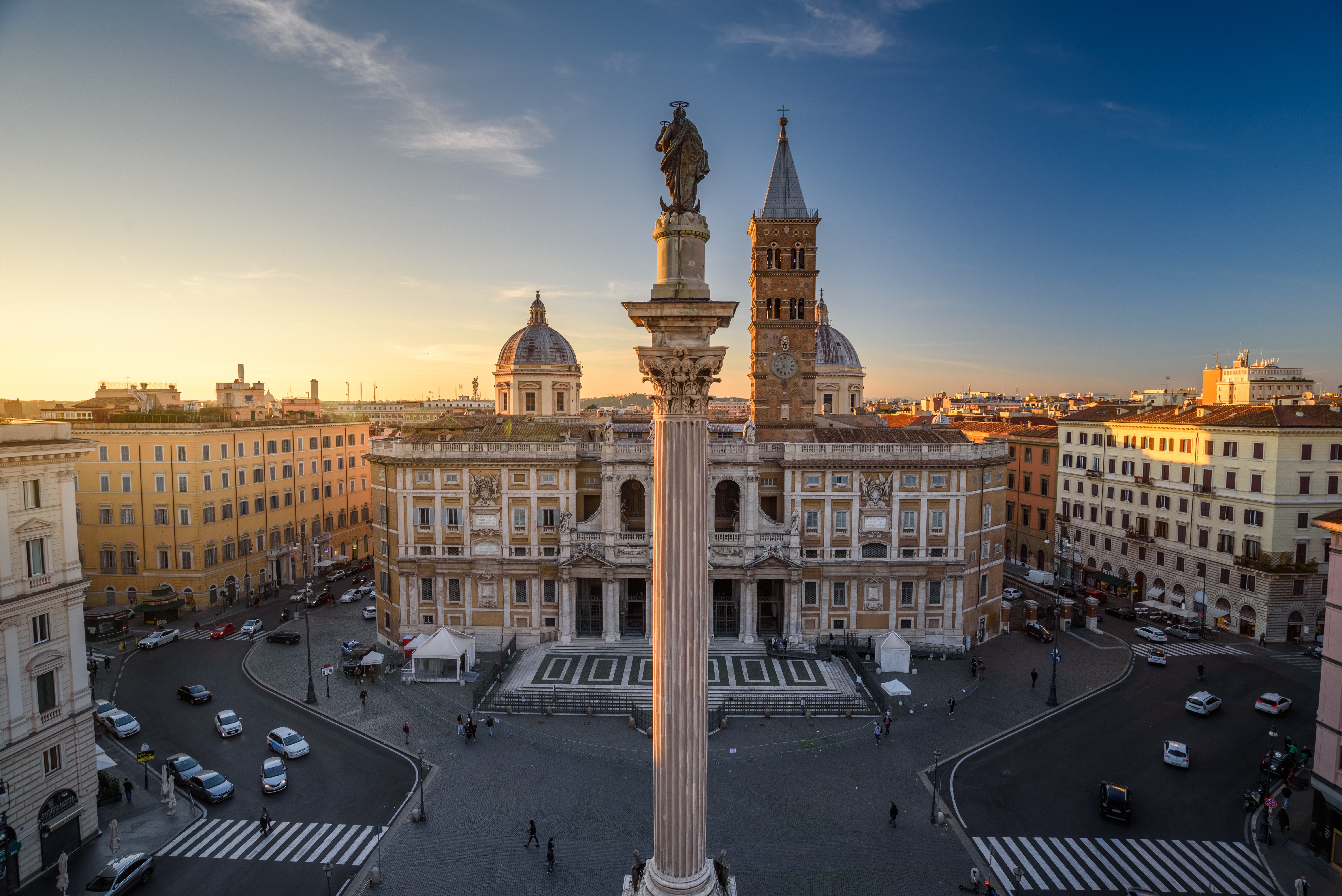 Free download wallpaper Cities, Italy, Building, House, Square, Church, Rome, Man Made on your PC desktop