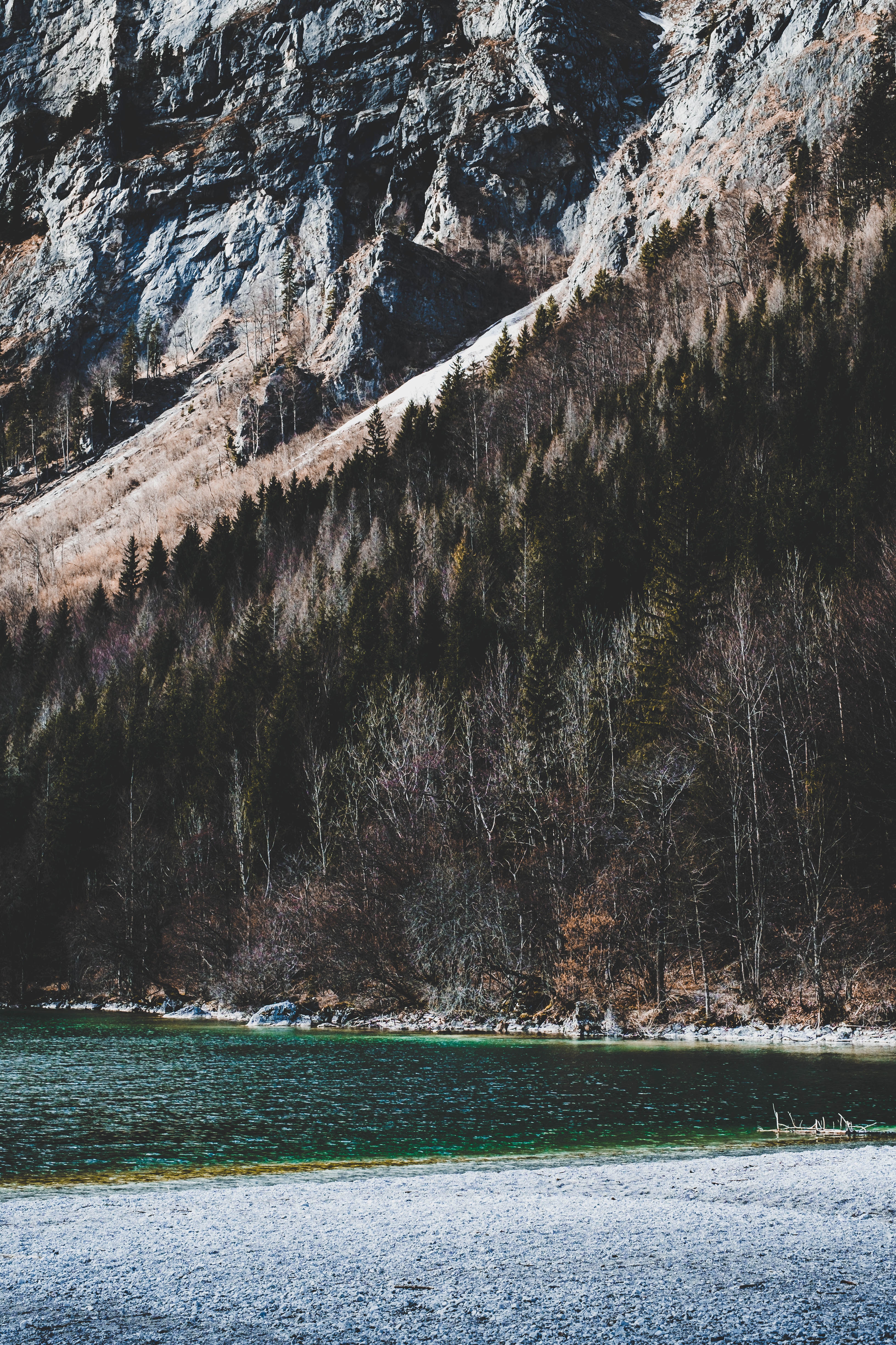austria, nature, rivers, mountain range, massif, landscape layers, rocky mountain phone background