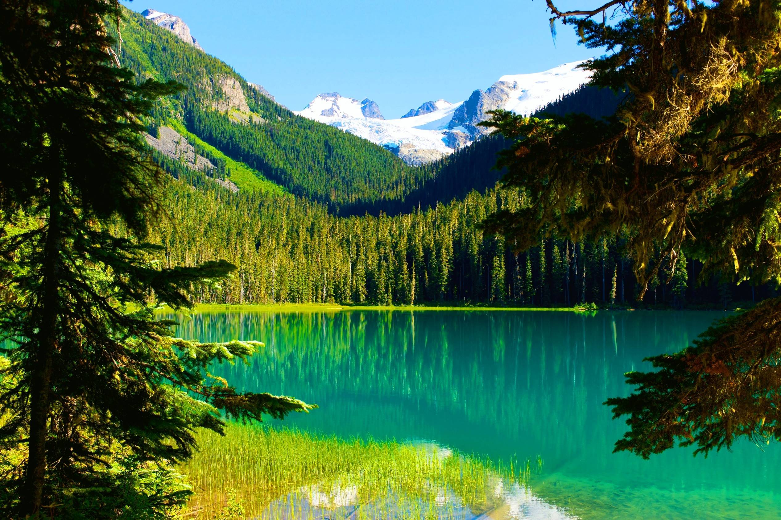 Голубое озеро Канада
