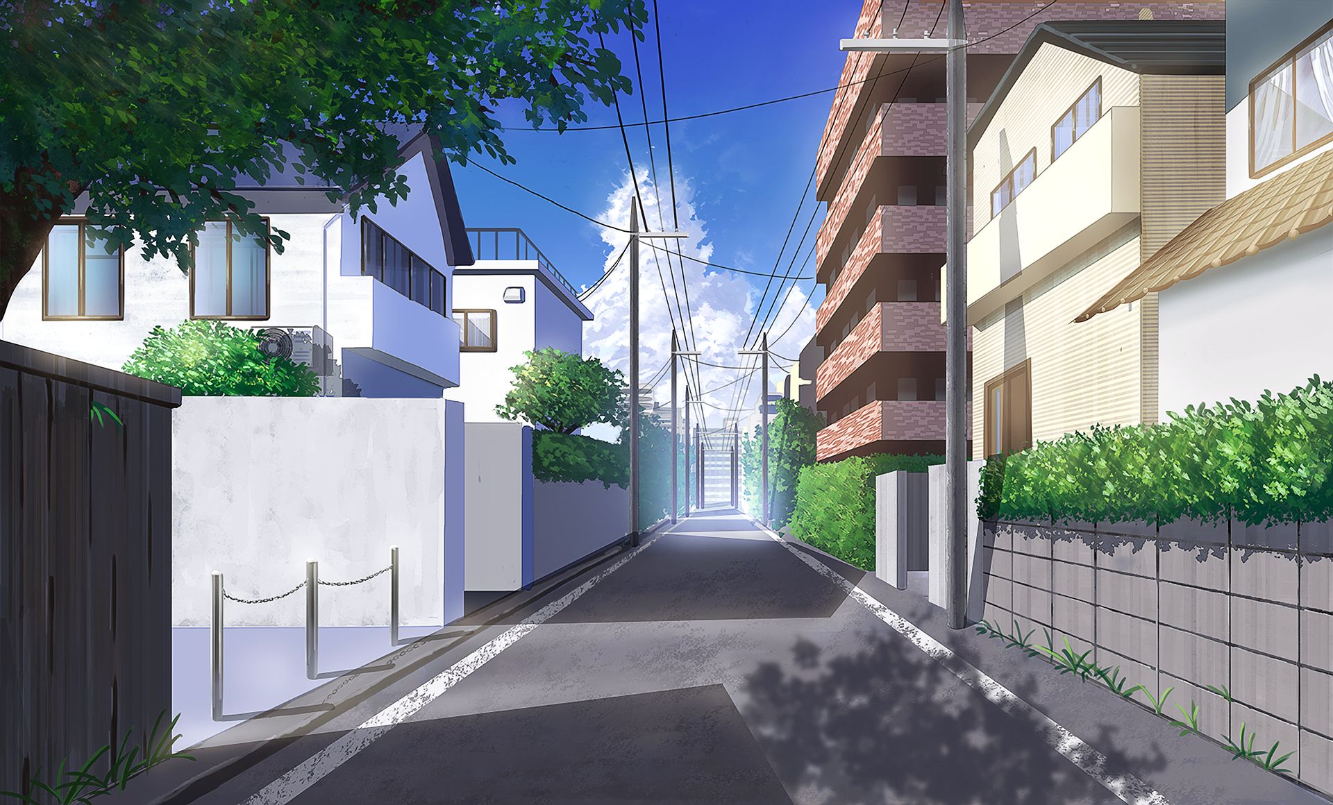 Anime Landscape: Outdoor Anime Landscape | Scenery background, Landscape,  Anime house