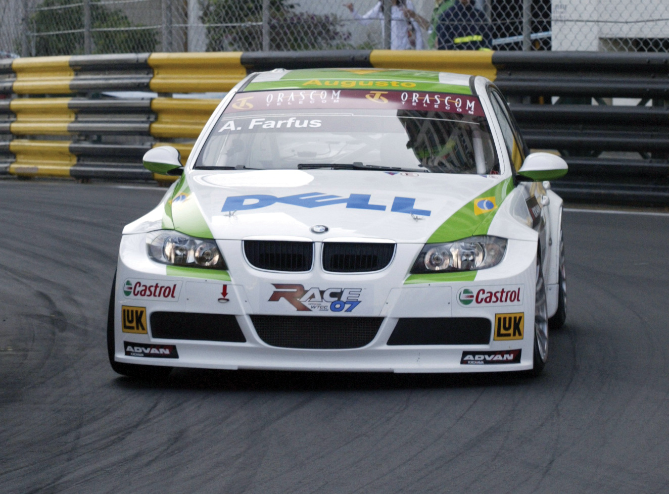 bmw, vehicles, car, green, race, white for android