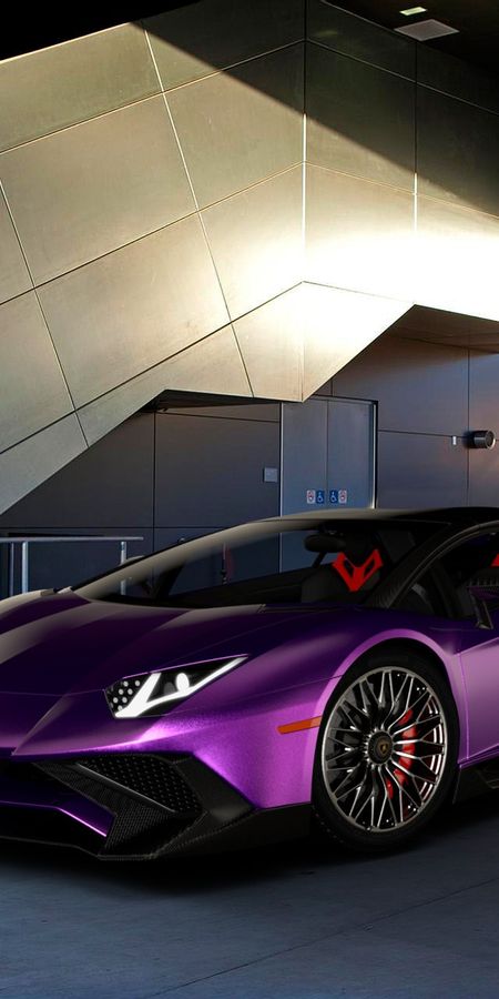 Lamborghini Aventador SV Purple