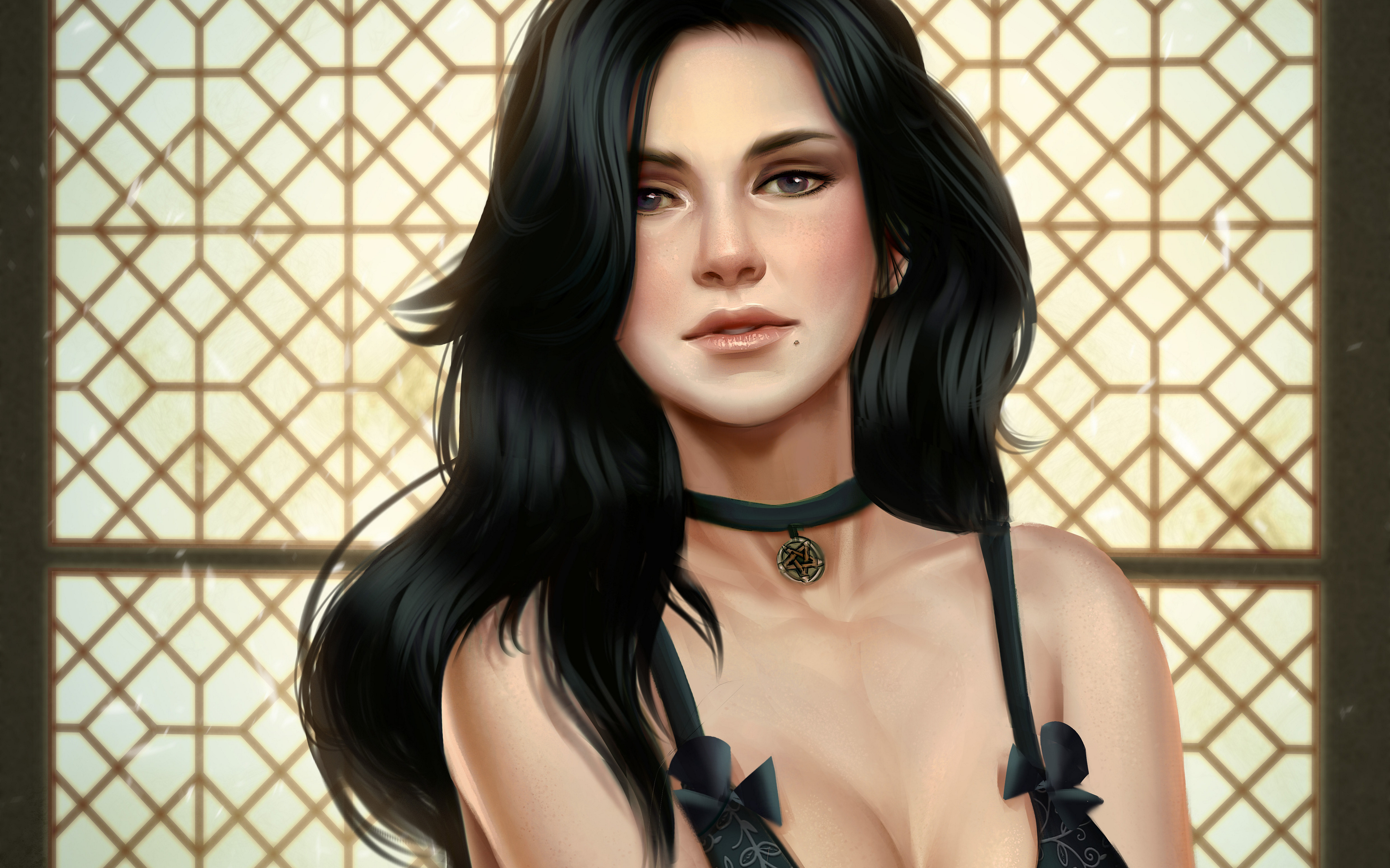 Full HD Wallpaper yennefer of vengerberg, video game, the witcher, the witcher 3: wild hunt