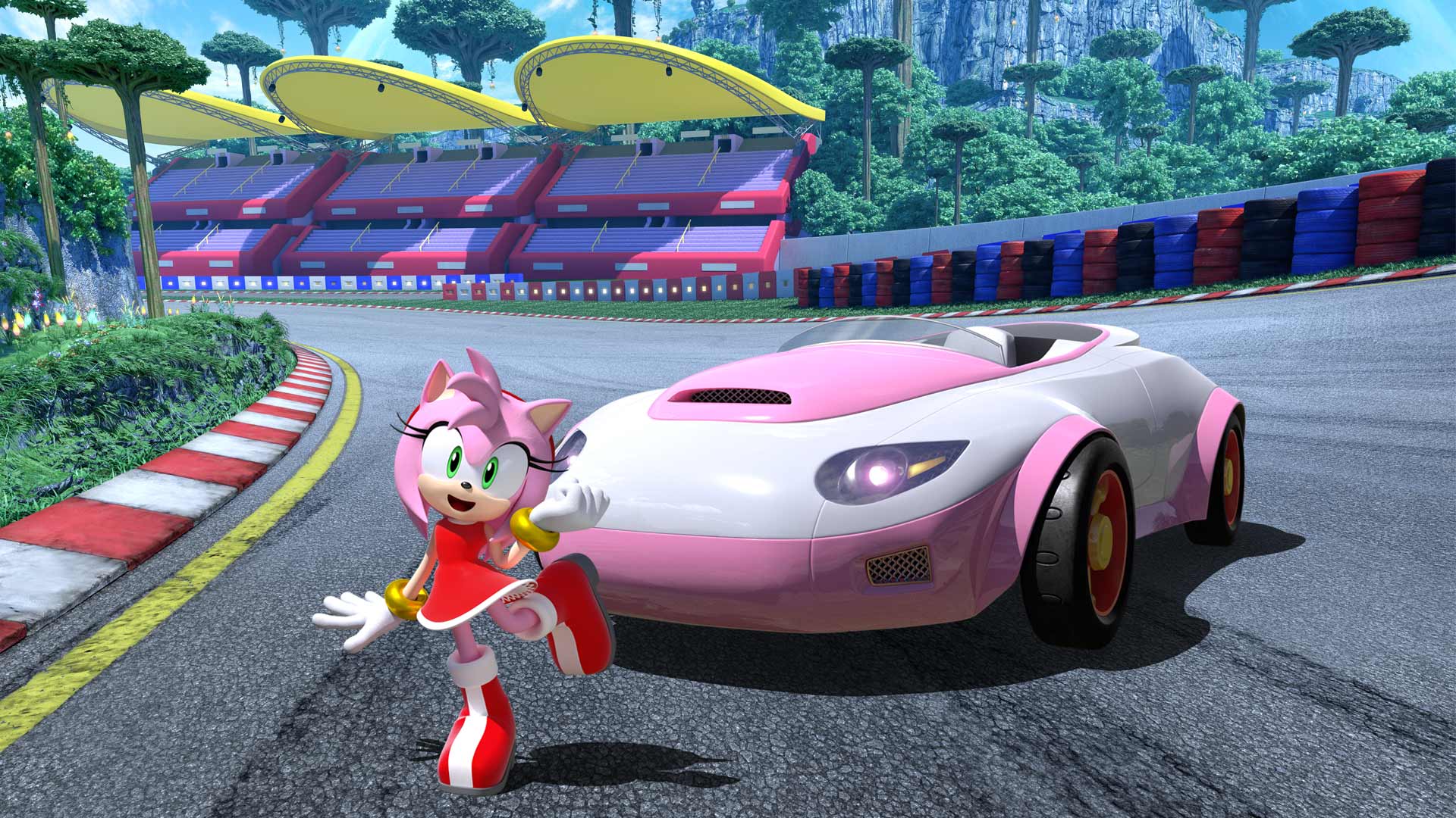 Скачай соник взломка. Тим Соник рейсинг. Team Sonic Racing Эми. Team Sonic Racing машины. Sonic car Team Sonic Racing.