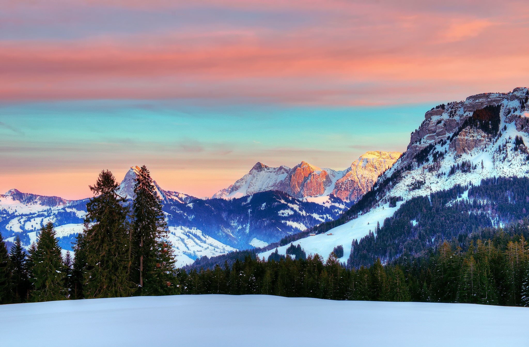 344156 télécharger l'image terre/nature, alpes, montagne, suisse, hiver, montagnes - fonds d'écran et économiseurs d'écran gratuits