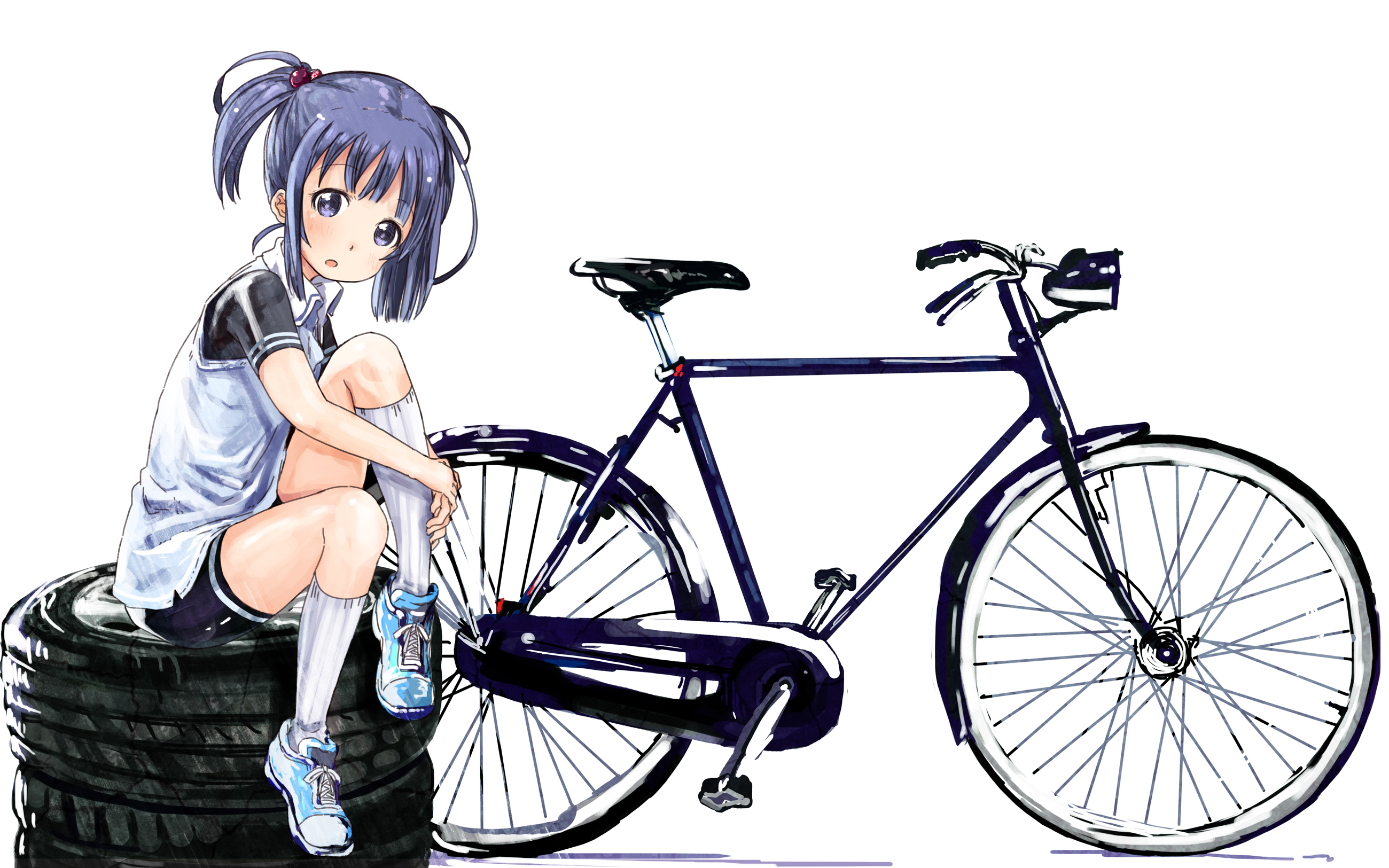 Аниме велосипед