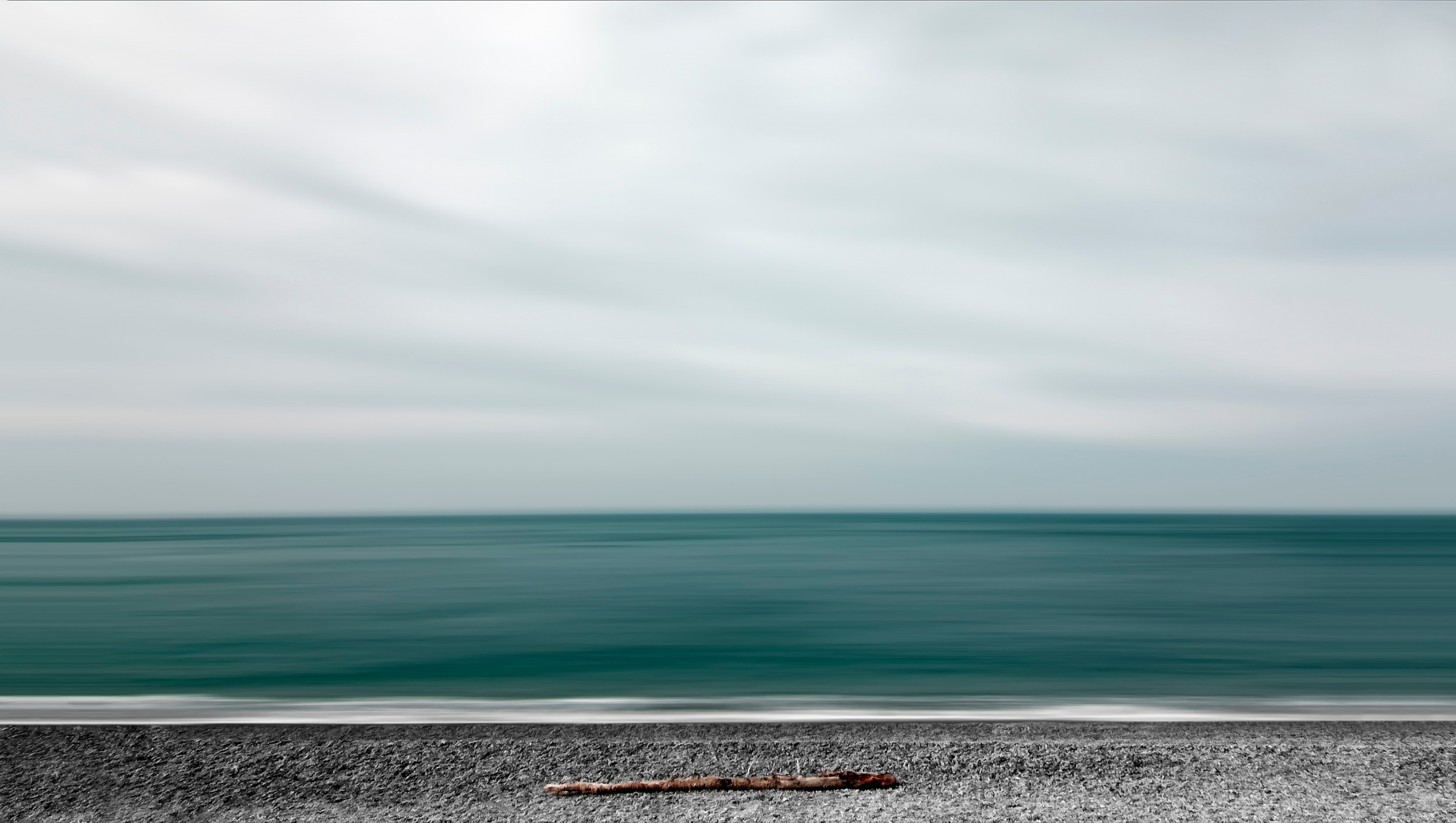 minimalism, sea, shore, bank High Definition image