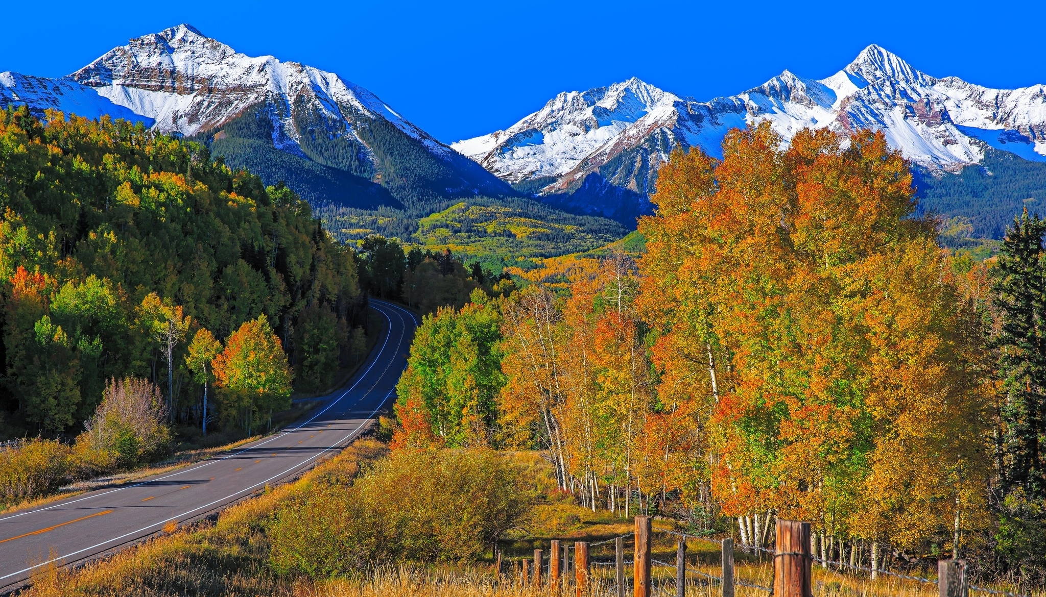 Осенняя природа штата Колорадо