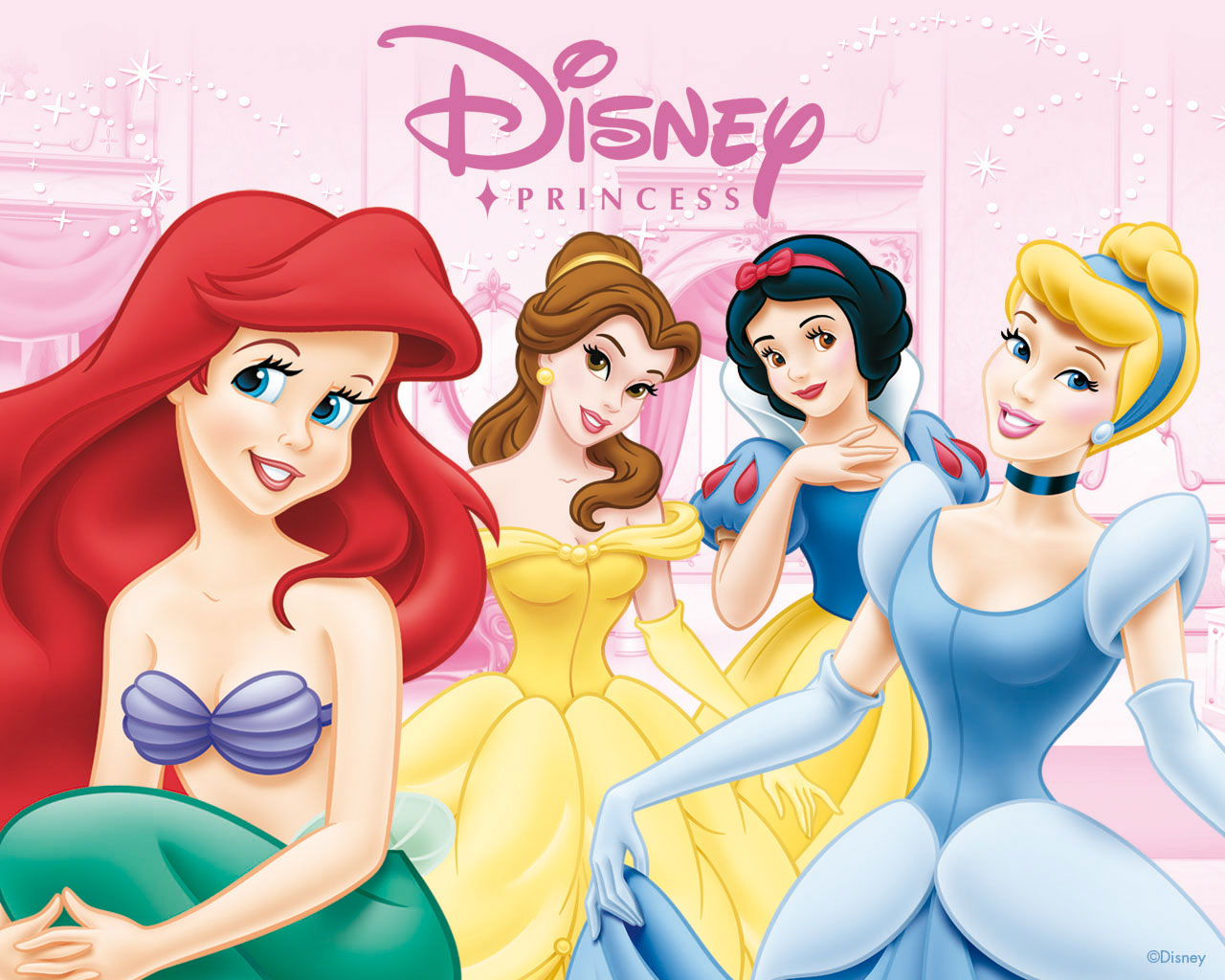 disney princess, cinderella, movie, disney, ariel (the little mermaid), belle (beauty and the beast), mermaid, snow white