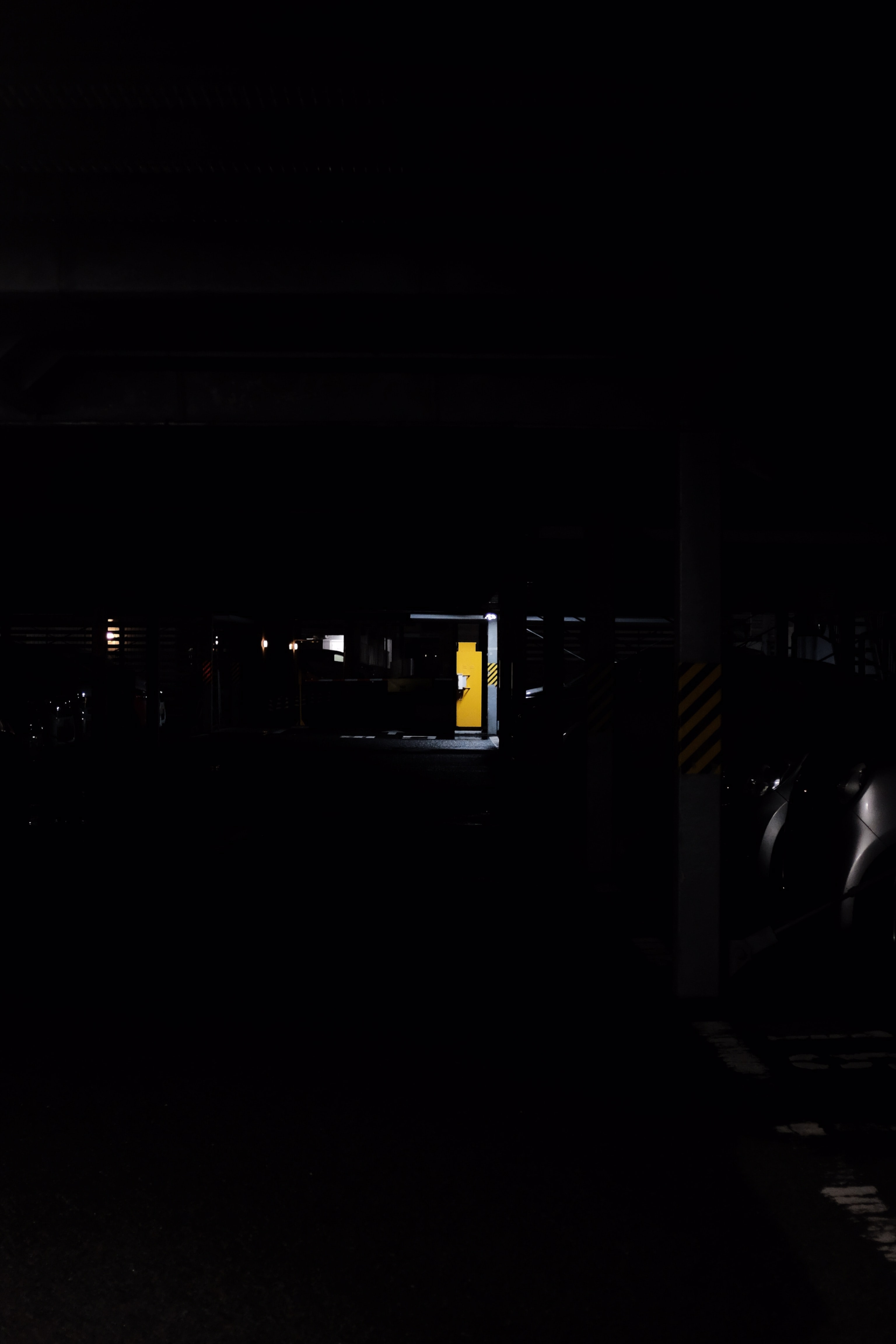 android dark, premises, room, parking