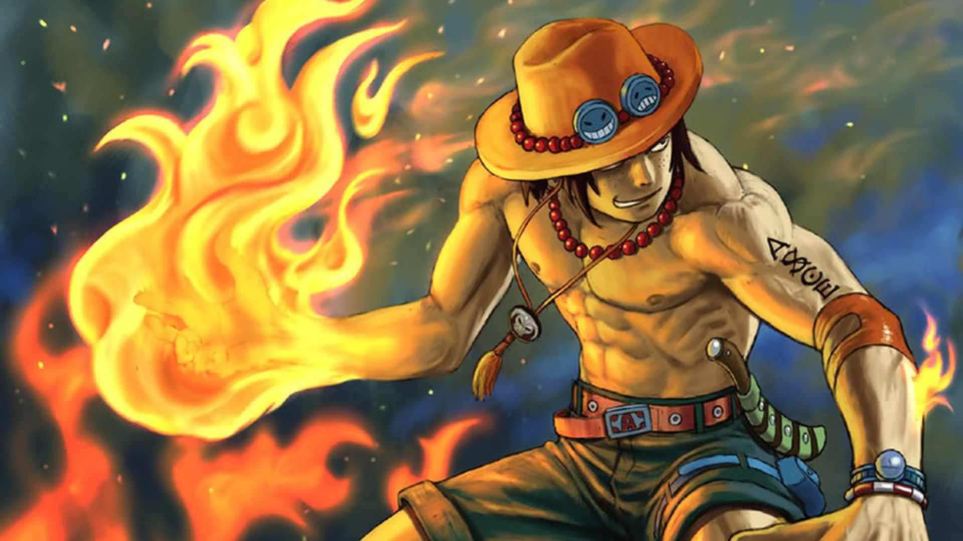 portgas d ace, anime, one piece phone wallpaper