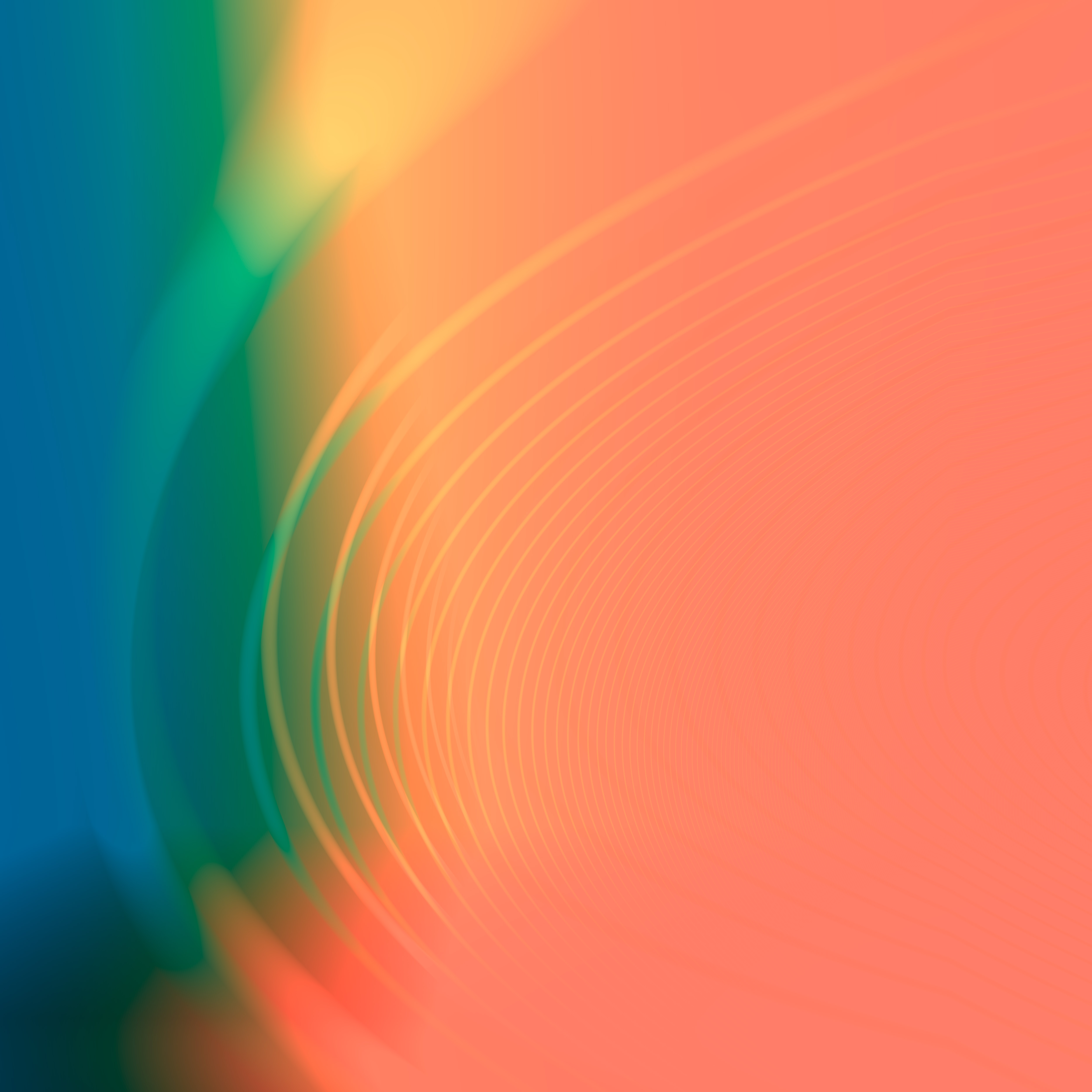 Download mobile wallpaper Waves, Smooth, Motley, Multicolored, Blur, Abstract, Lines for free.