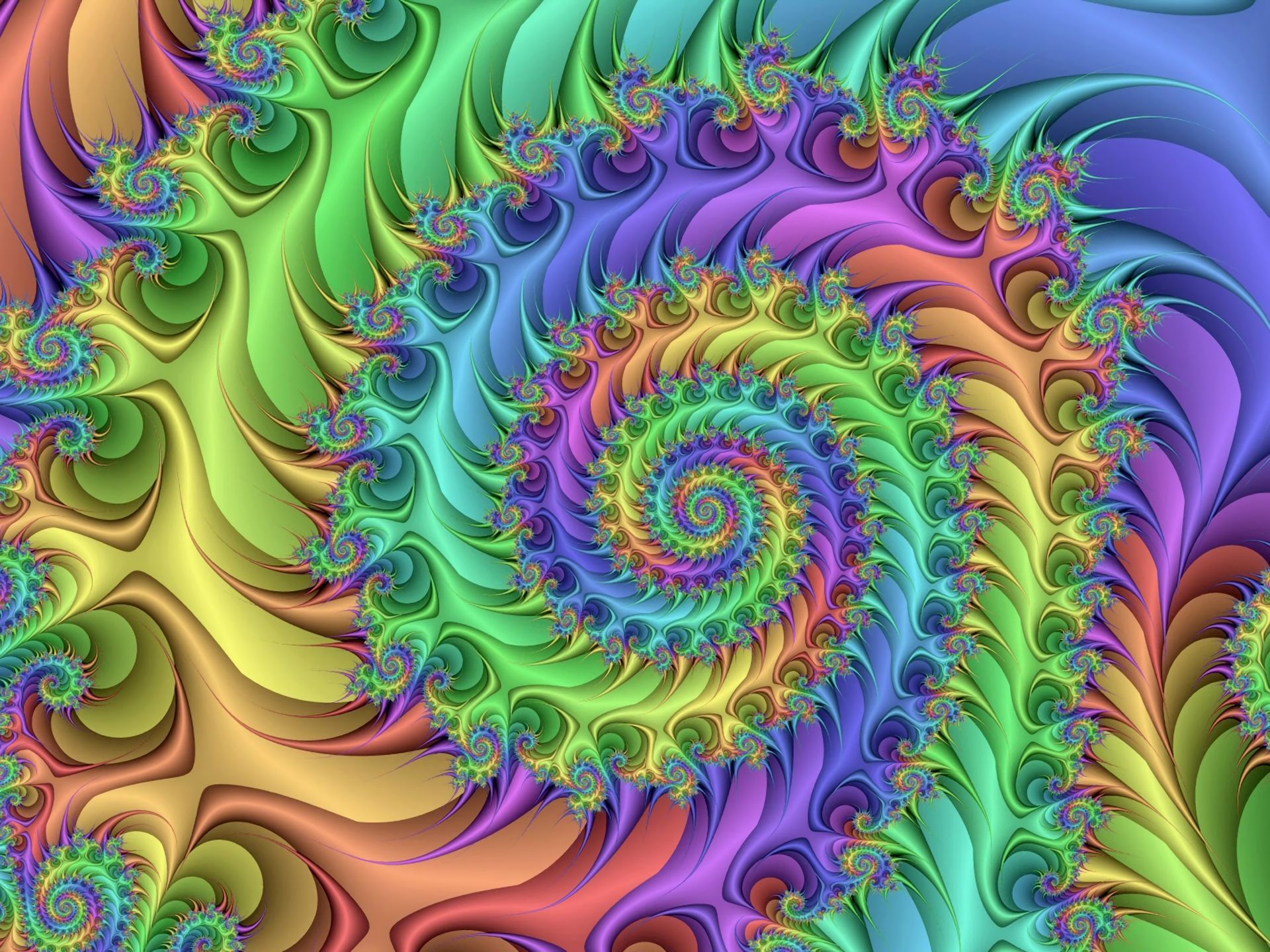 spiral, abstract, colorful, colors, pastel