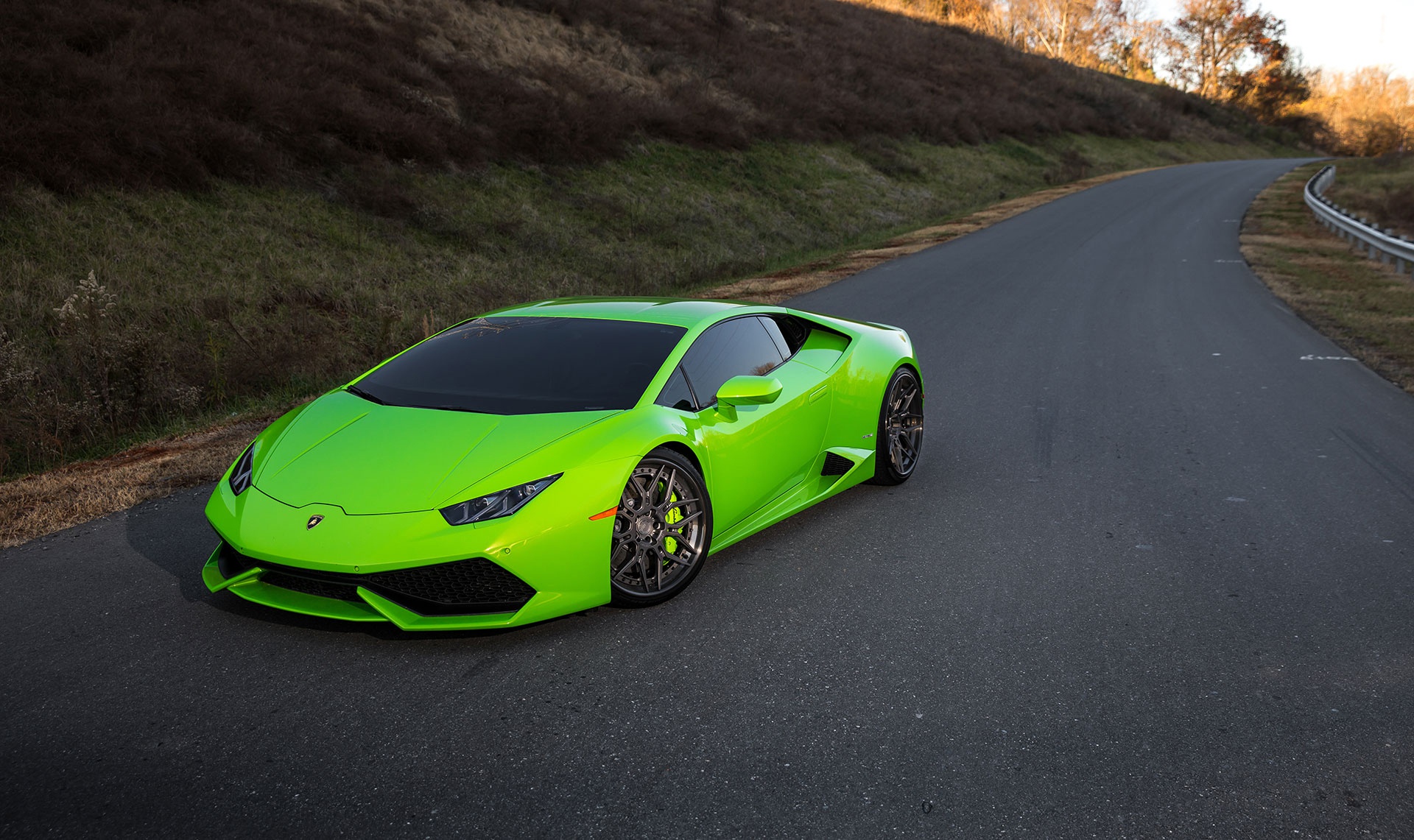 Lamborghini Green 4k