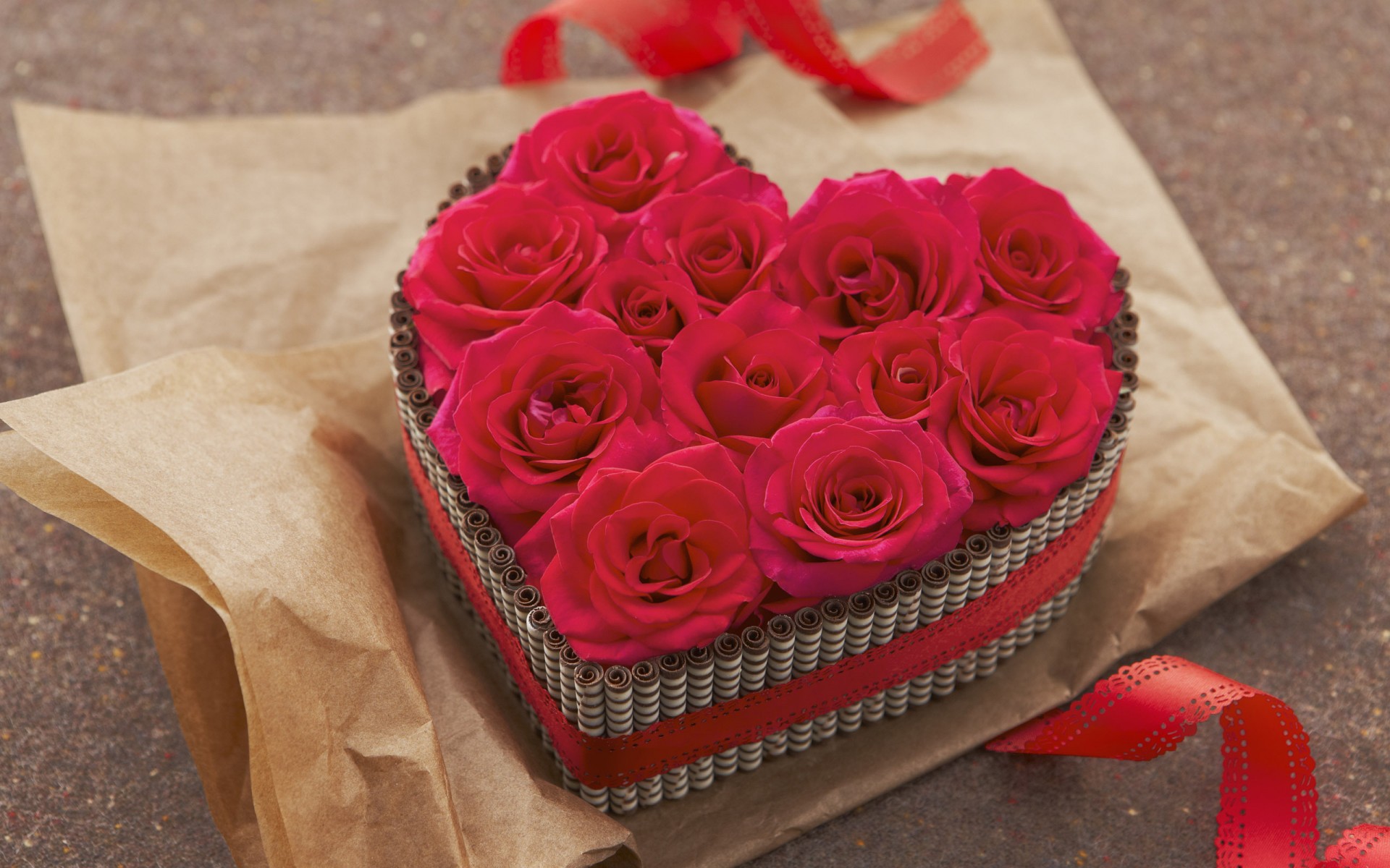 HD wallpaper love, photography, box, flower, heart, heart shaped, red rose, rose, valentine's day
