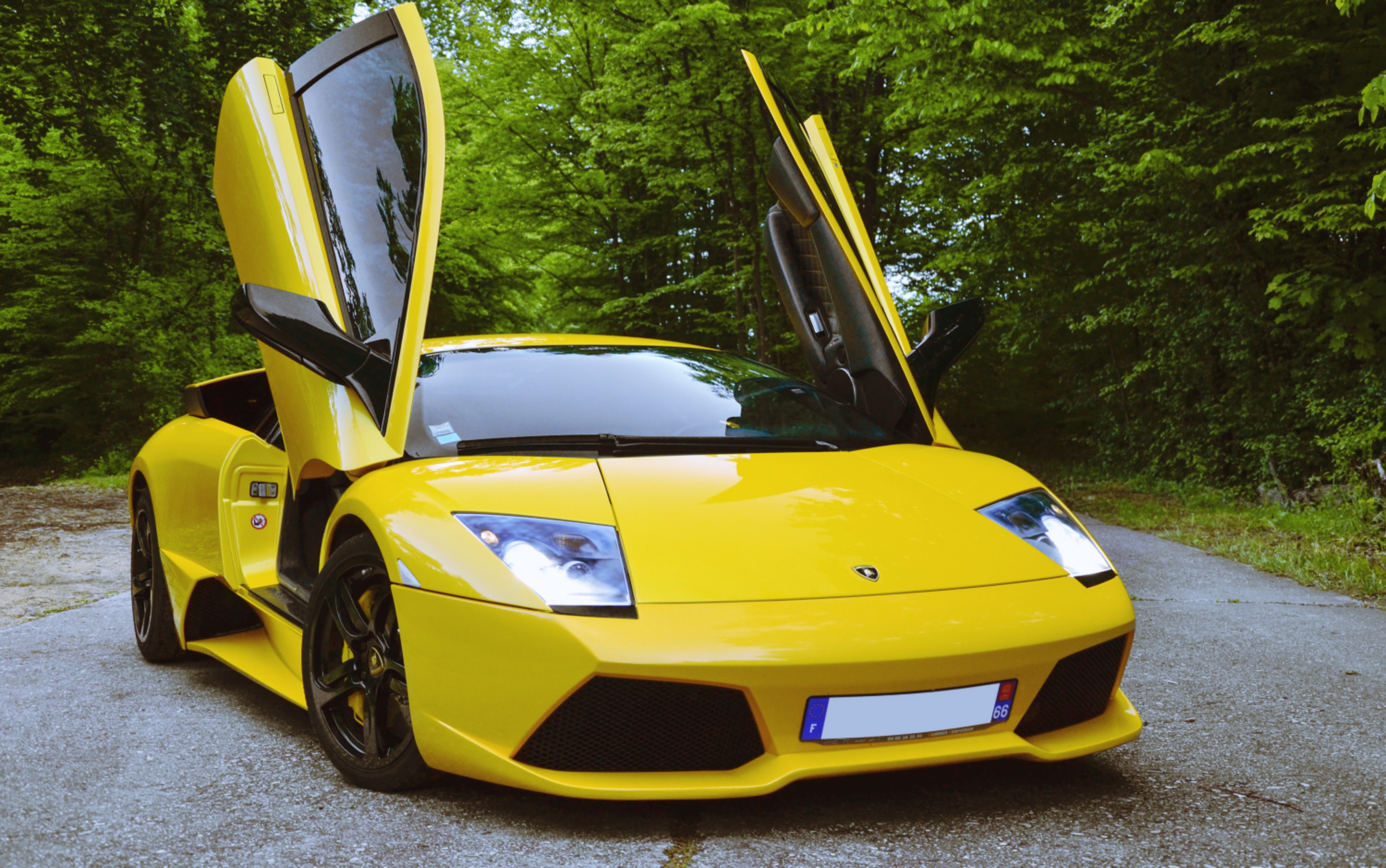 Lamborghini Murcielago желтый