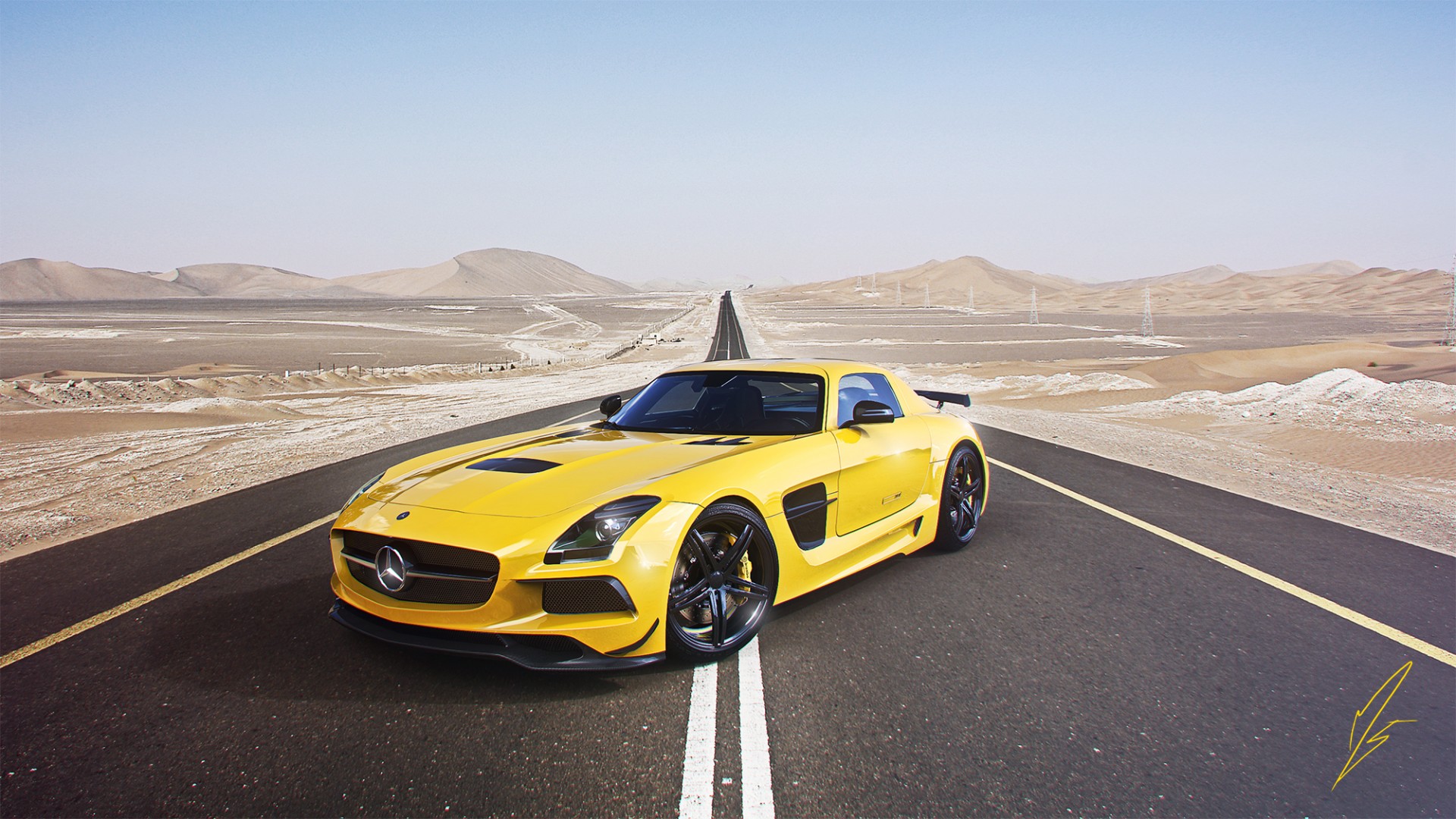 Mercedes SLS AMG Wallpaper 4k