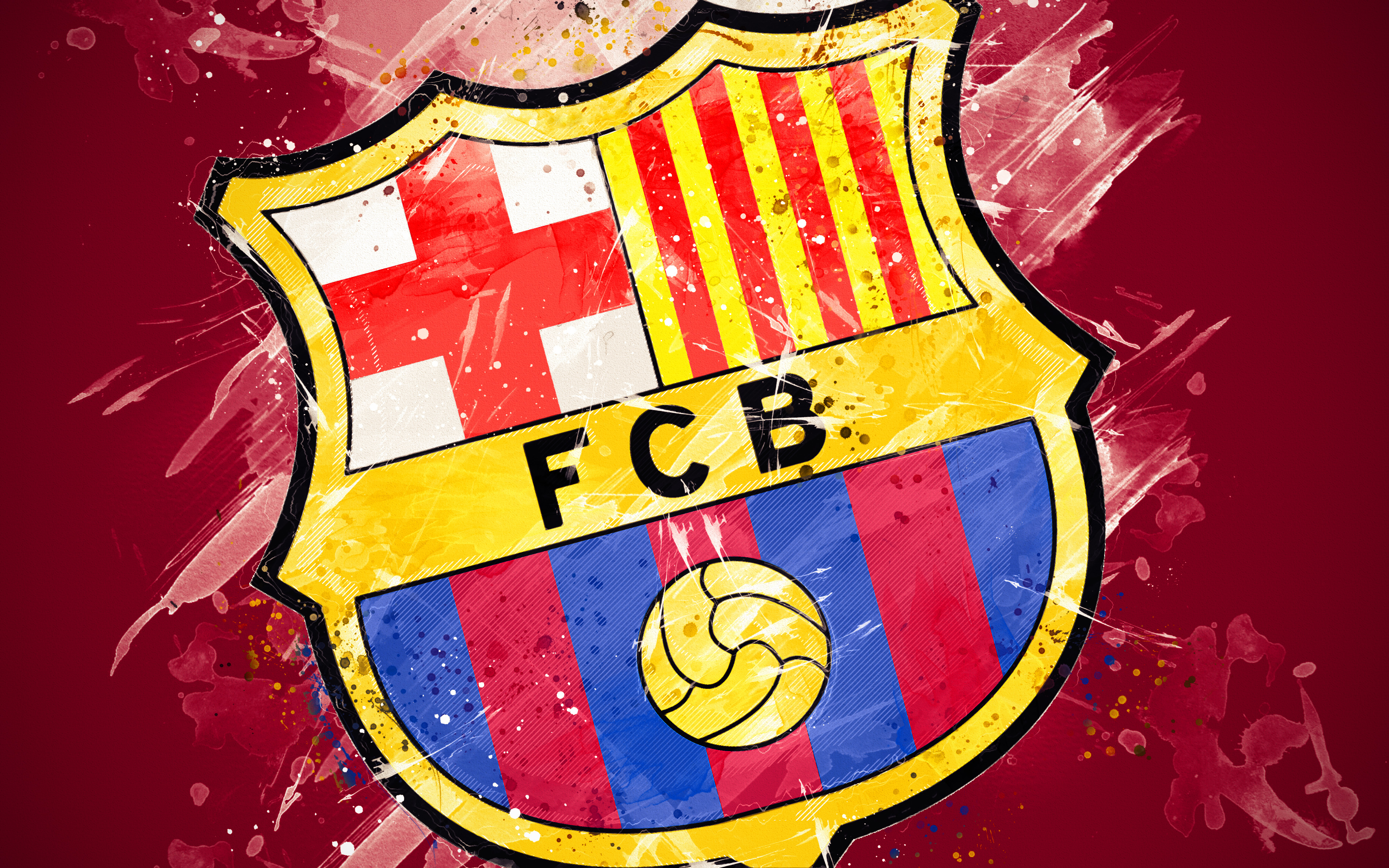 Эмблема Барселоны футбольного клуба красивая