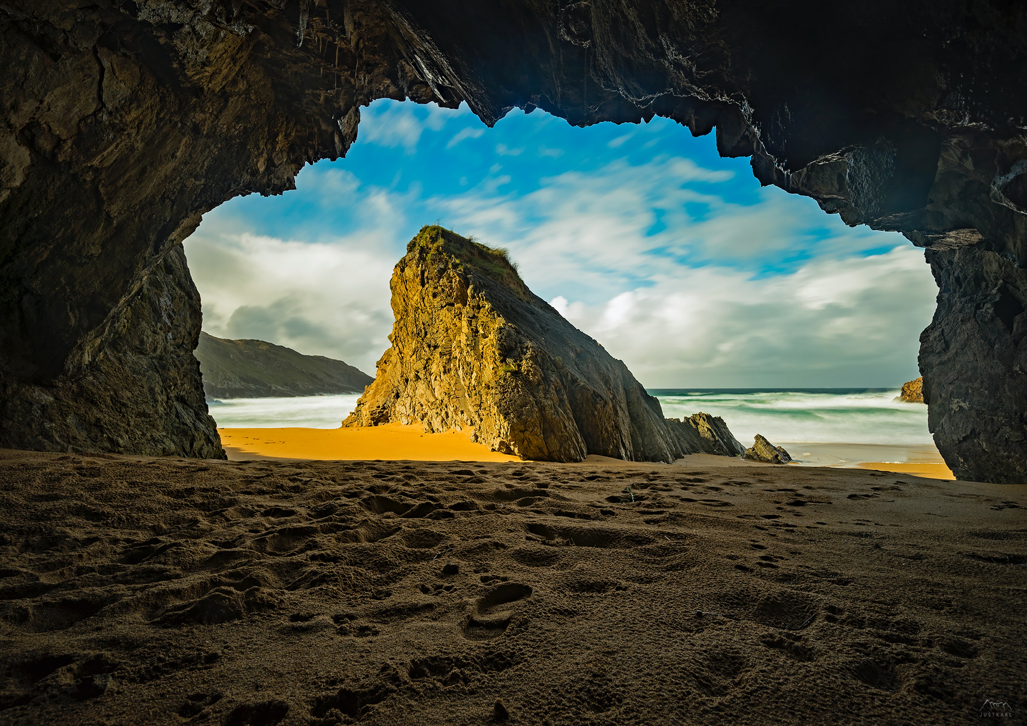 Laden Sie das Natur, Felsen, Rock, Stein, Höhle, Ein Stein, Strand-Bild kostenlos auf Ihren PC-Desktop herunter