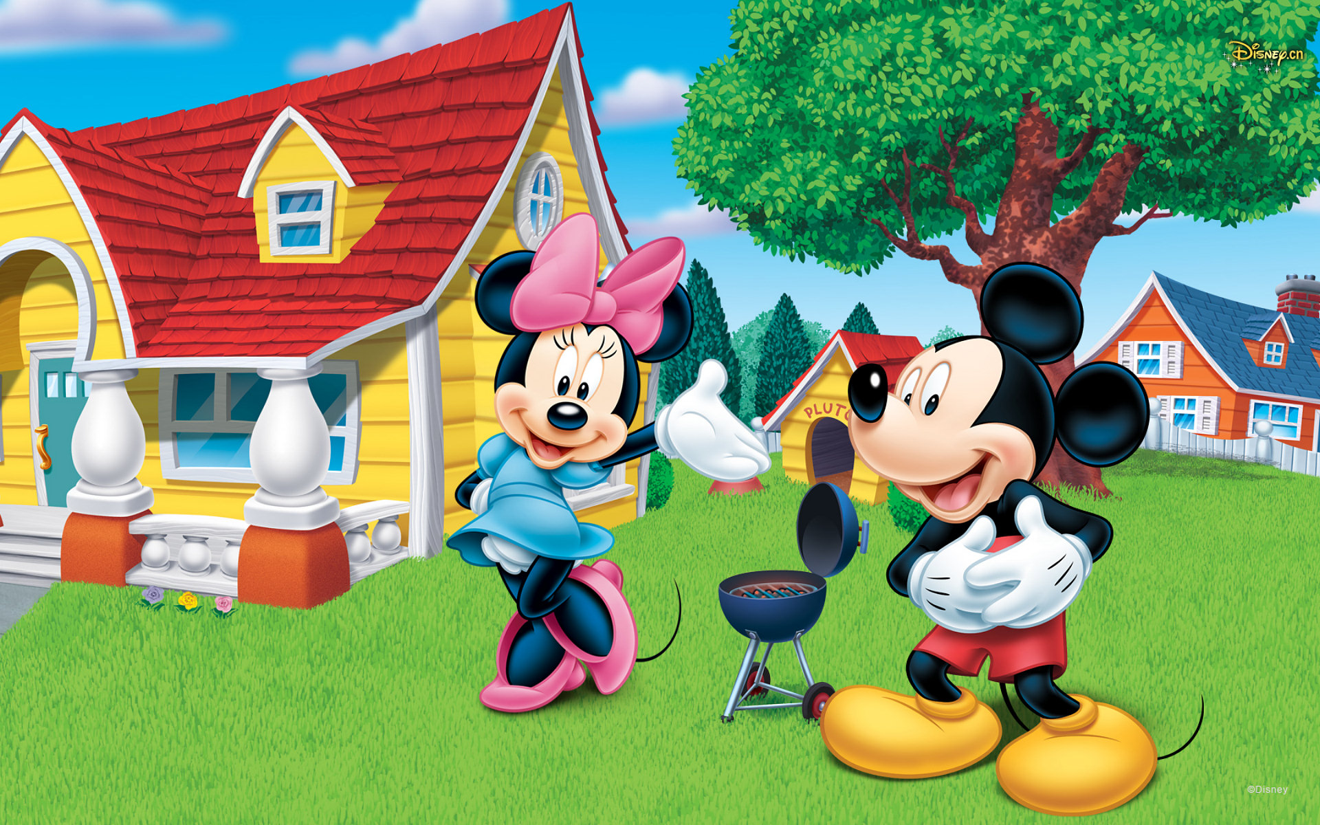 Download PC Wallpaper disney, mickey mouse, movie, minnie mouse