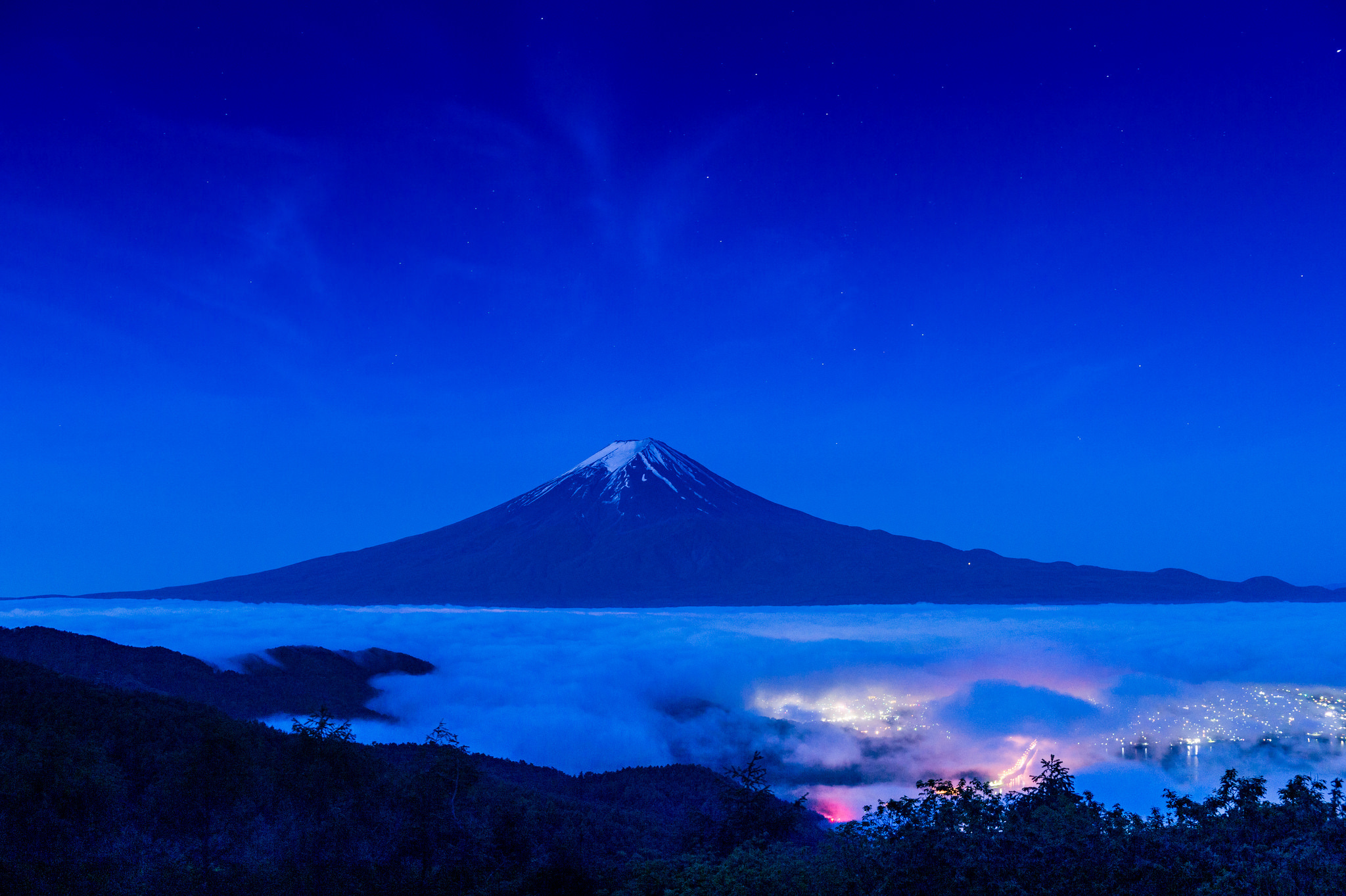 Гора Фудзи извержение
