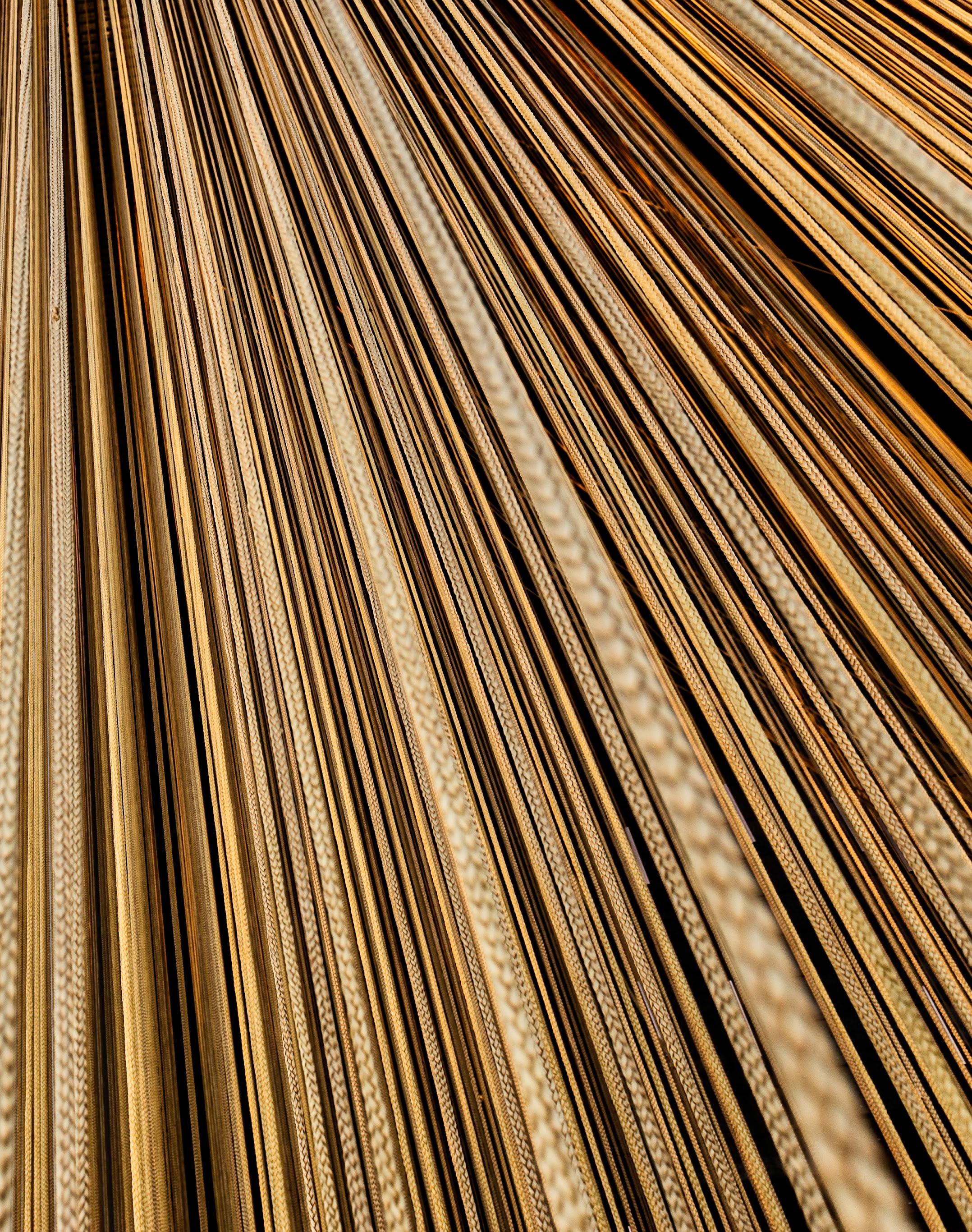 Download mobile wallpaper Streaks, Stripes, Texture, Gold, Textures, Golden for free.