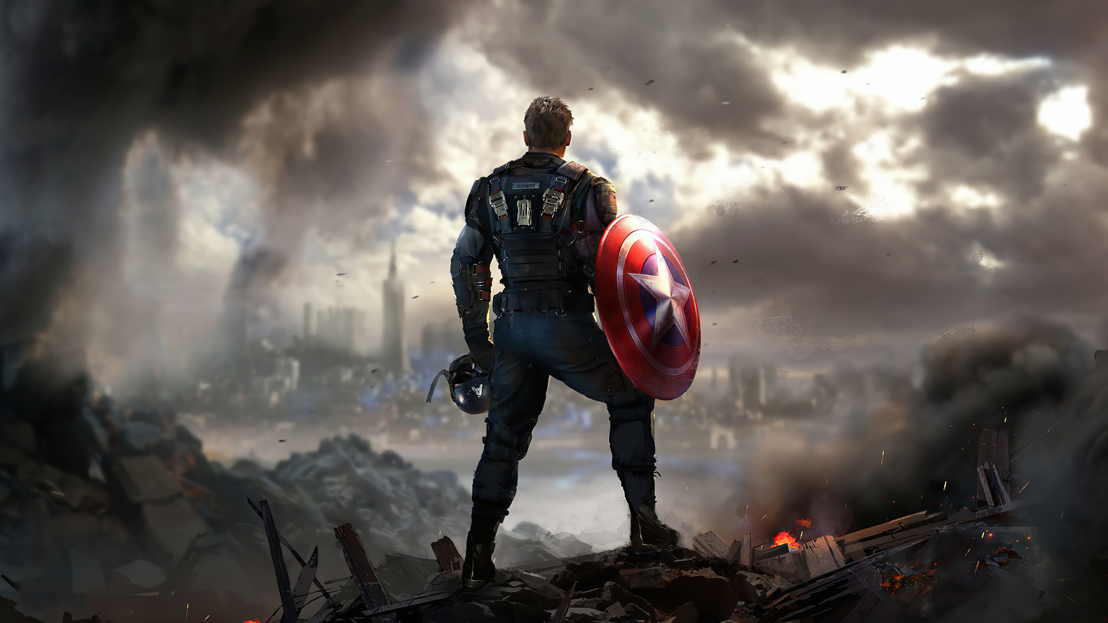 Мстители игра 2020 Капитан Америка